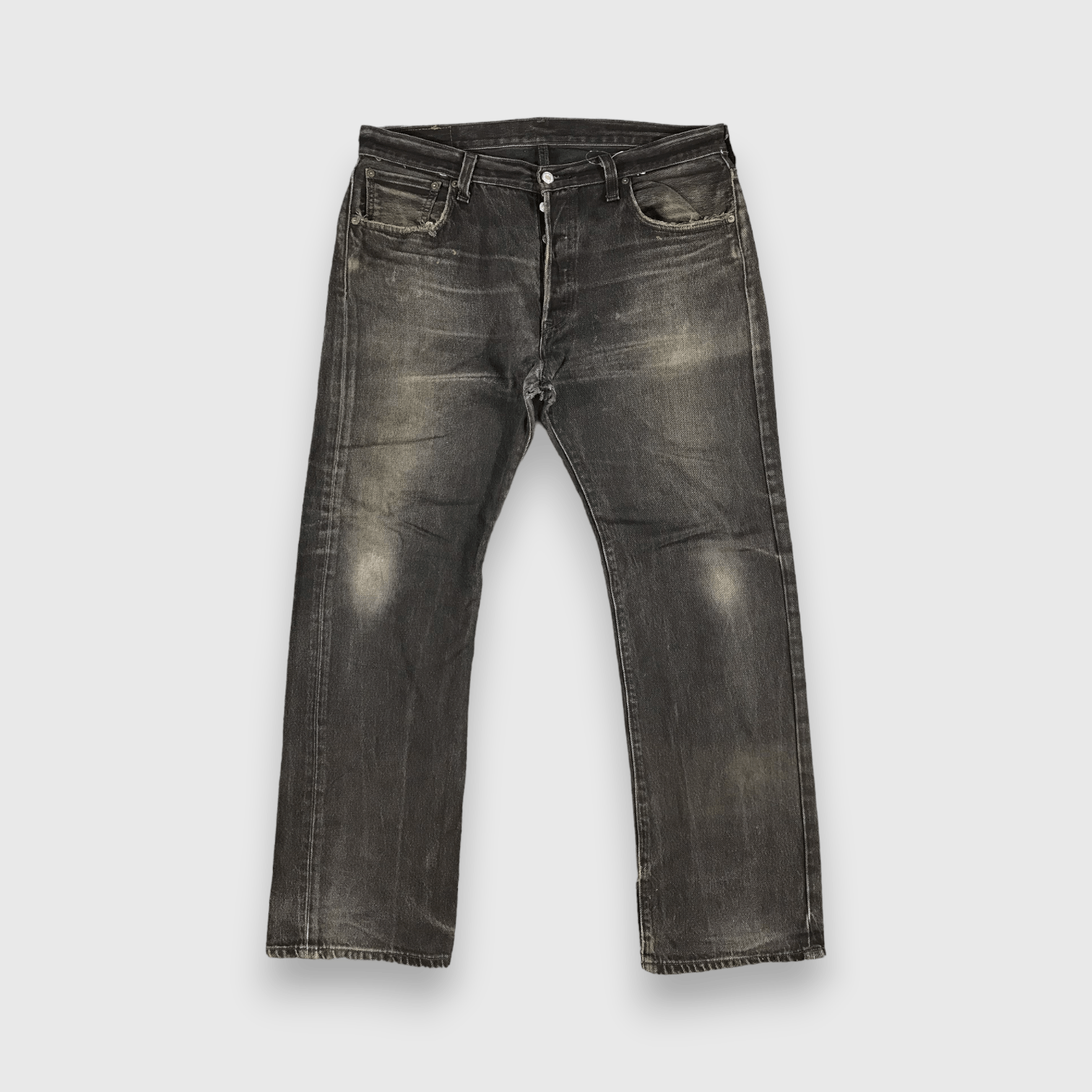 Levi's Vintage Ripped Levis 501 Jeans-J1388 Size US 39 - 1 Thumbnail