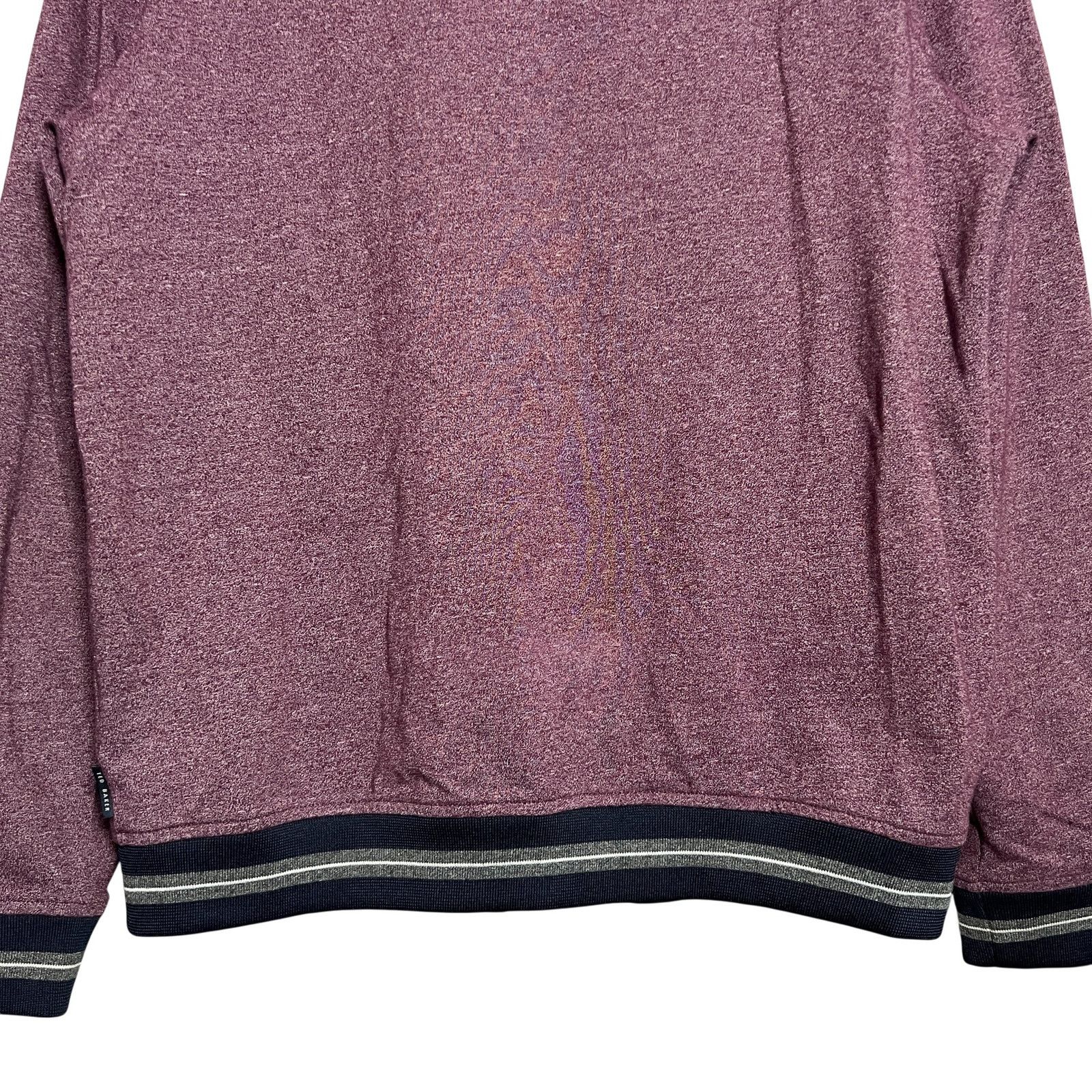 Ted Baker Ted Baker Envisa Zip Bomber Track Jacket Size 4 L Slim Plum Size US L / EU 52-54 / 3 - 11 Thumbnail