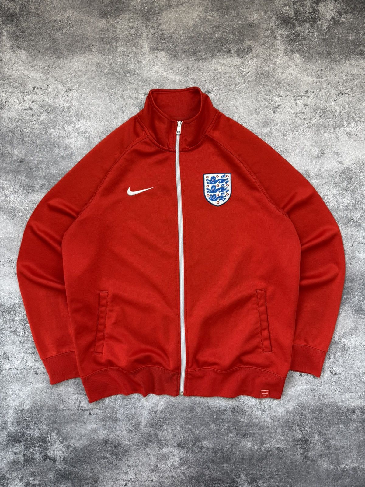 Nike Vintage Nike England Soccer Track Top Jacket Football Y2K Size US XL / EU 56 / 4 - 1 Thumbnail