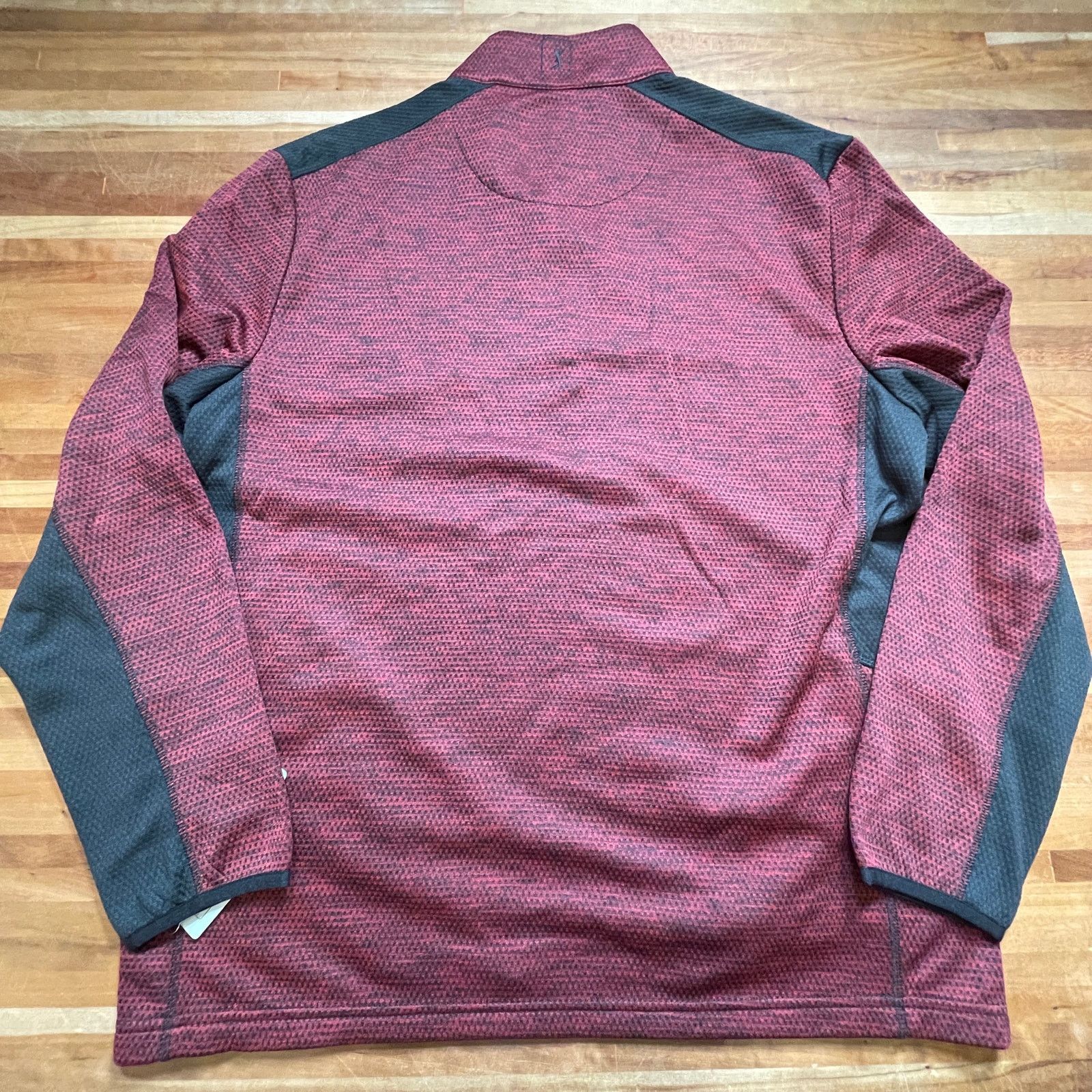 PGA Tour PGA TOUR Men's Two-Tone Quarter-Zip Golf Pullover red large Size US L / EU 52-54 / 3 - 8 Thumbnail