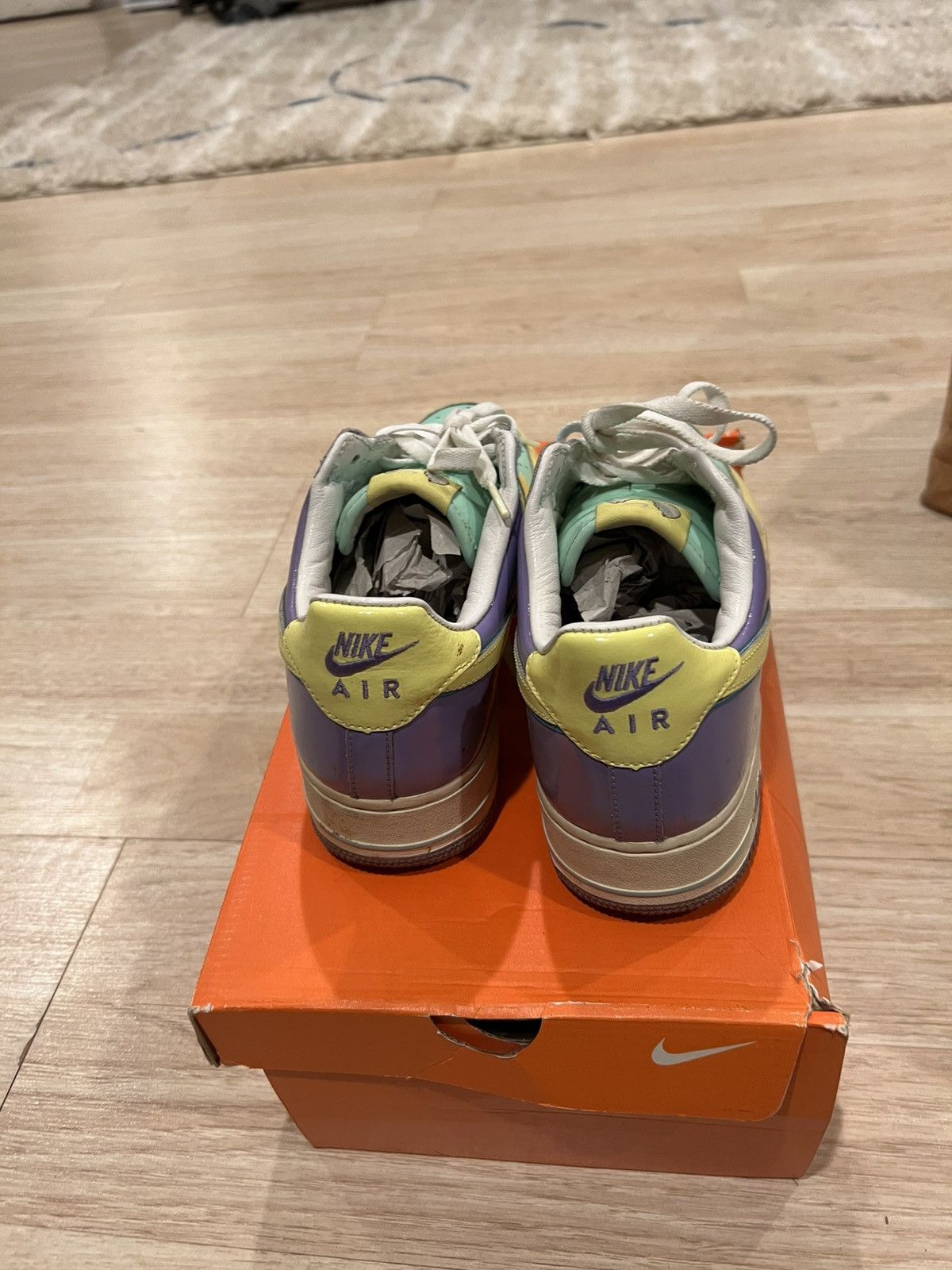 Nike NIKE AIR FORCE 1 “EASTER” 2006 Size US 11 / EU 44 - 11 Thumbnail
