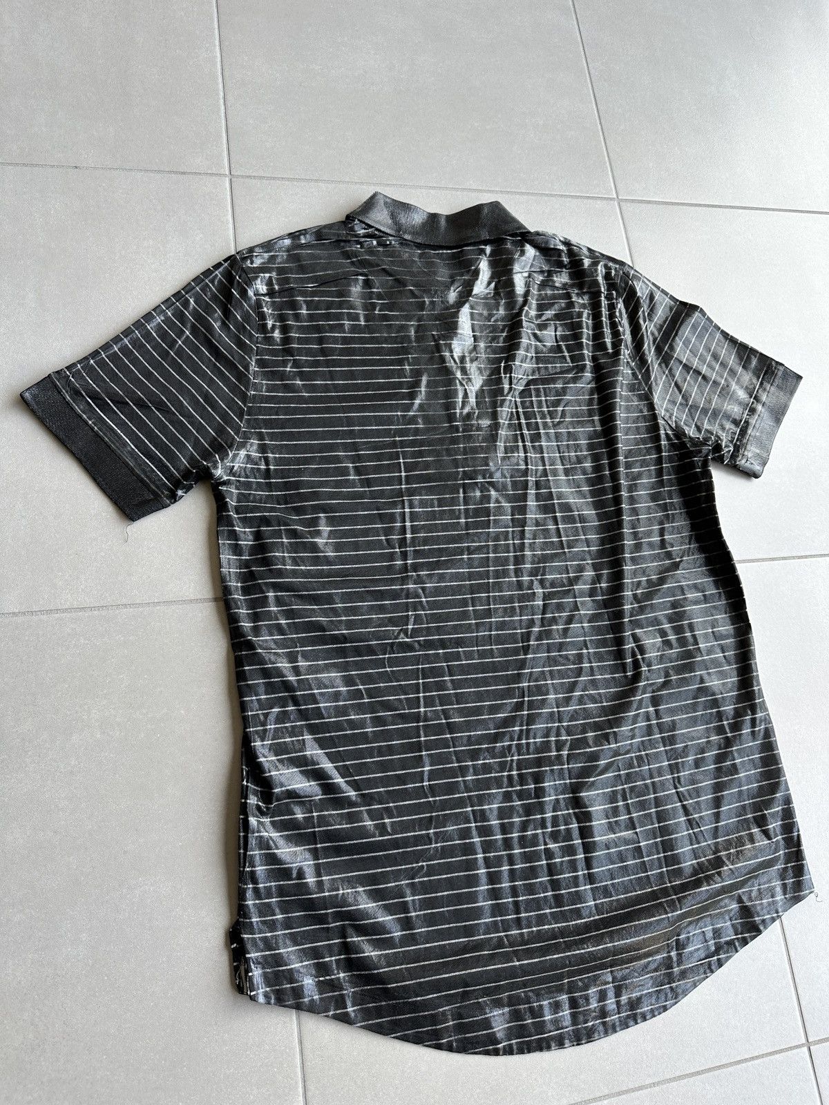 Dior × Hedi Slimane Dior Homme AW03 "Luster" Waxed polo Size US L / EU 52-54 / 3 - 14 Thumbnail