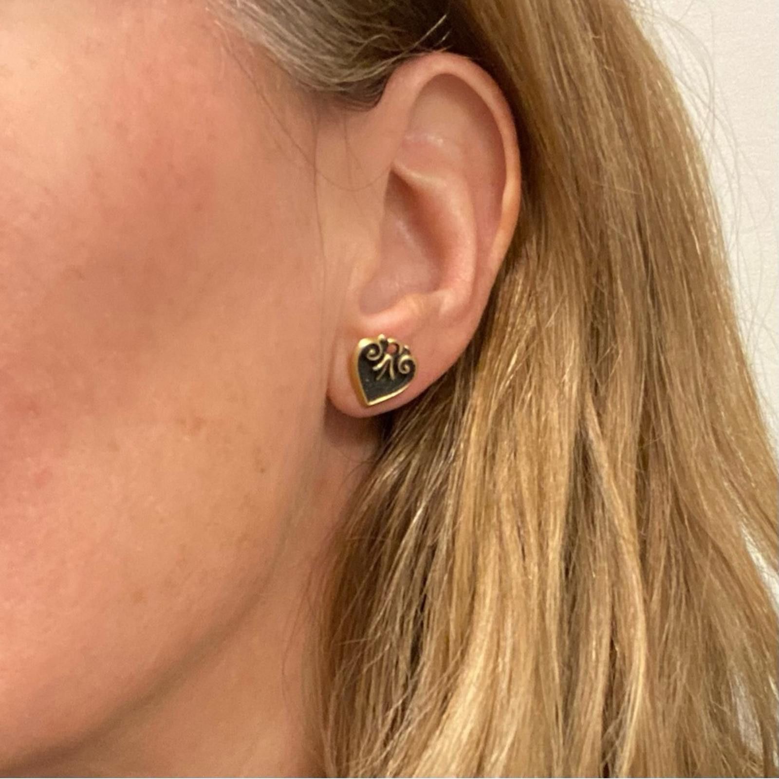 Other Chic Stud Gold Heart Pierced Earrings Size ONE SIZE - 8 Thumbnail