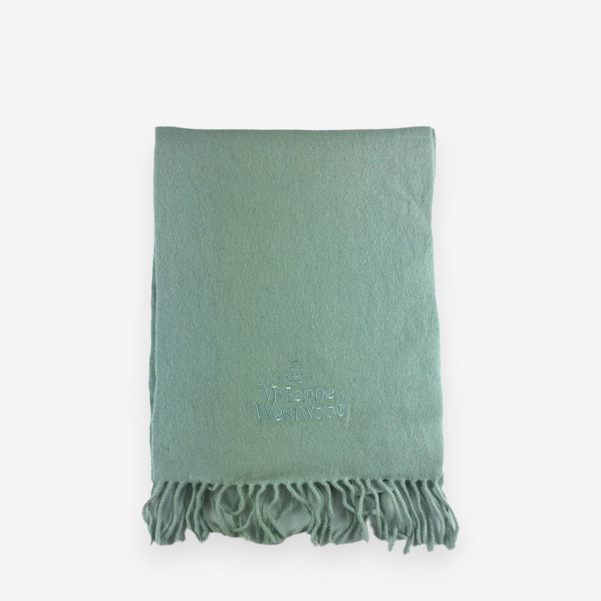 Vintage × Vivienne Westwood Vintage Vivienne Westwood Scarf Muffler Orbs Wool Scarves Size ONE SIZE - 2 Thumbnail
