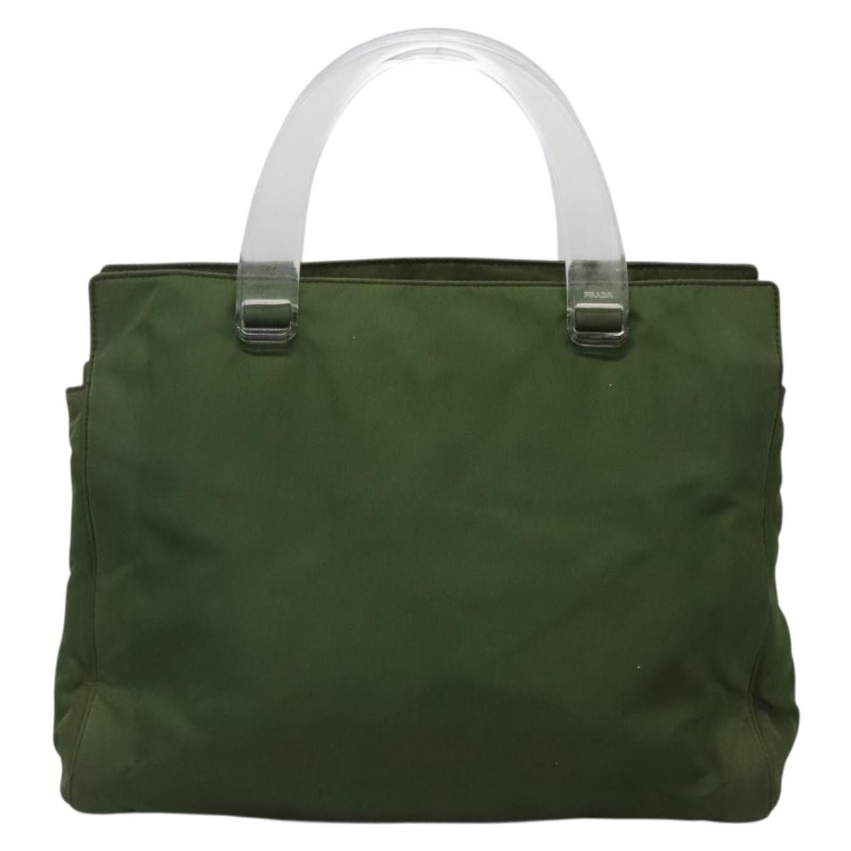 Prada PRADA Tote Bag Nylon Khaki Silver Size ONE SIZE - 2 Thumbnail