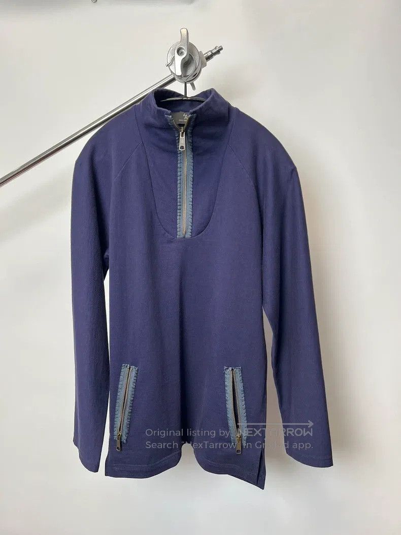 Yohji Yamamoto YOHJI YAMAMOTO Special stand-up collar half-zip long sleev Size US L / EU 52-54 / 3 - 2 Thumbnail