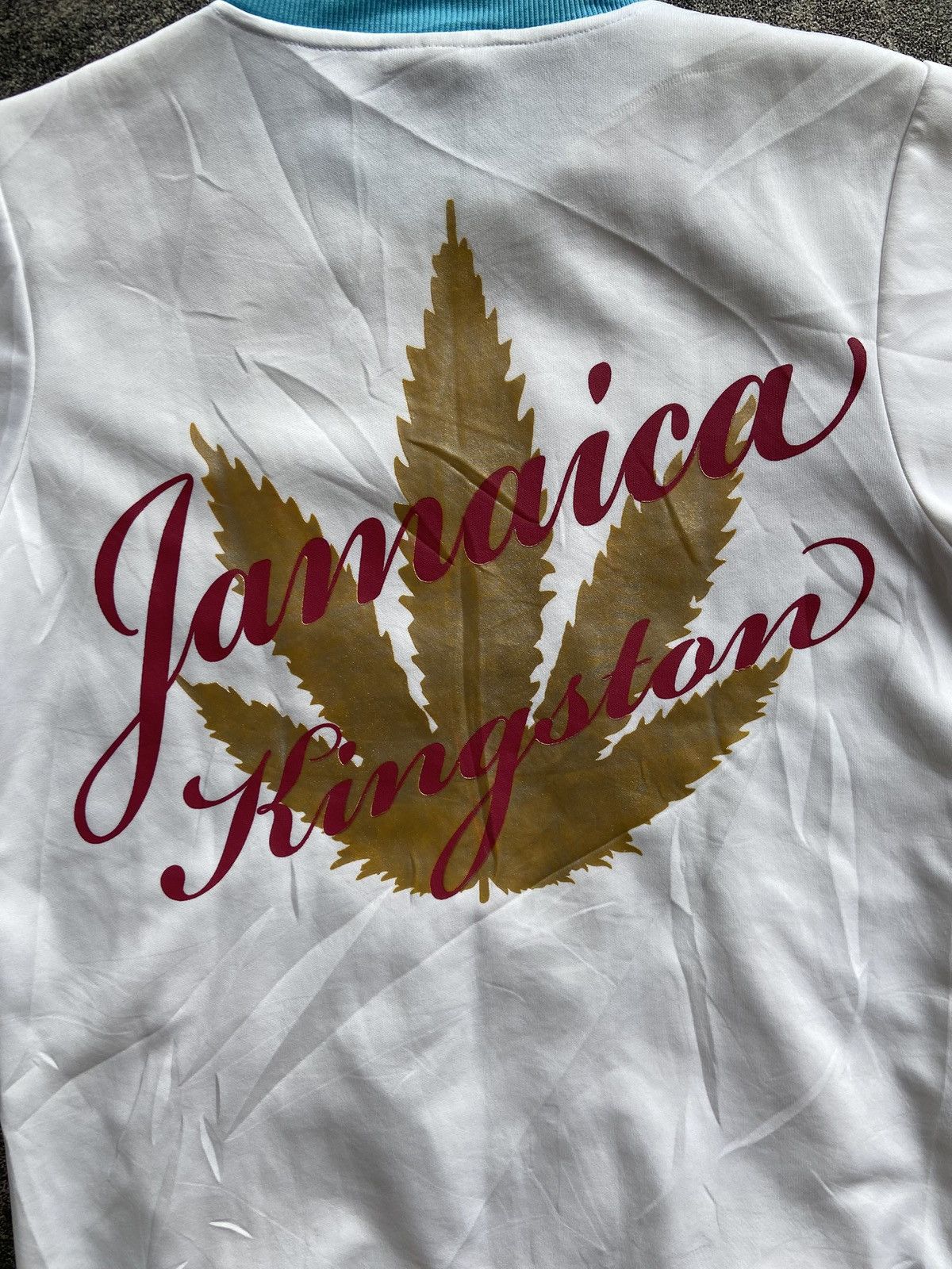 Japanese Brand Japanese Brand Short Tracktop Jacket Jamaican Weed Size US L / EU 52-54 / 3 - 11 Thumbnail