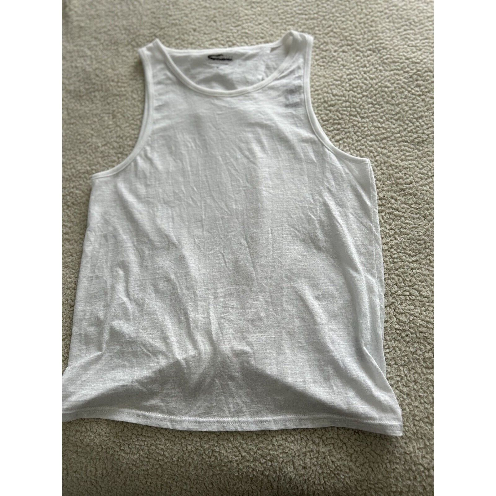 J.Crew J.CREW Vintage Cotton Knot Back Tank Top White Size M Size M / US 6-8 / IT 42-44 - 4 Thumbnail