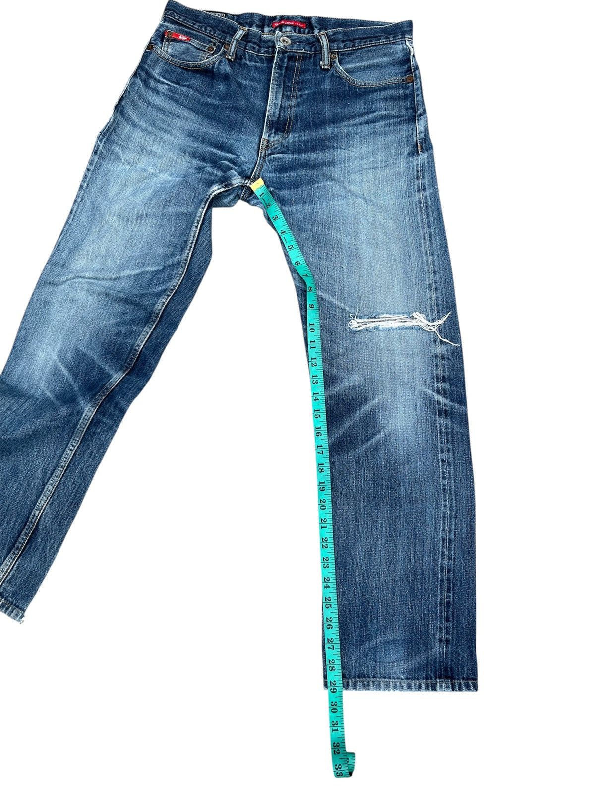 Lee Vintage Lee Cooper Distressed Selvedge Jeans - Made in Japan Size US 30 / EU 46 - 20 Thumbnail