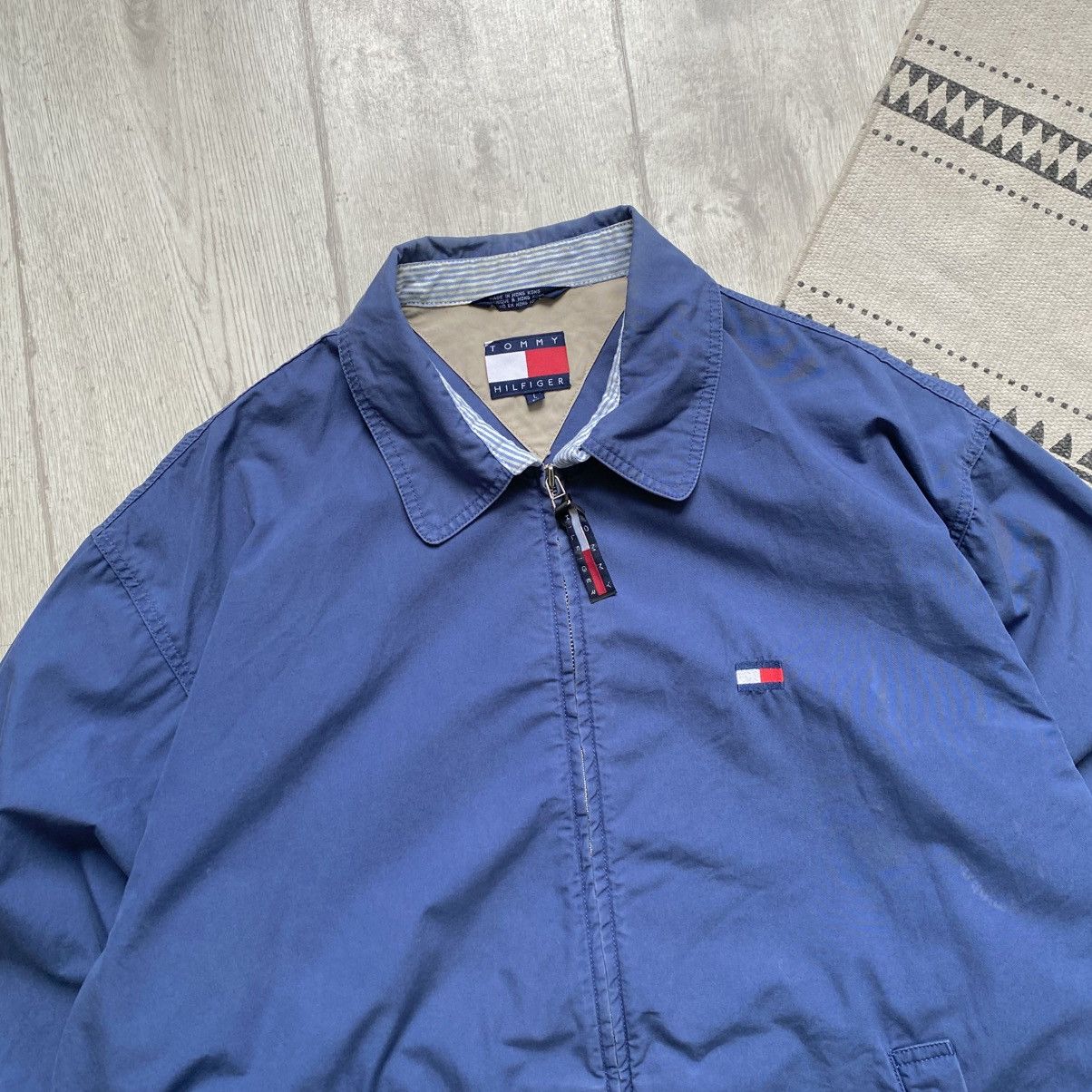 Tommy Hilfiger Vintage 90s Faded Tommy Hilfiger jacket light bomber Y2K Size US XL / EU 56 / 4 - 2 Thumbnail