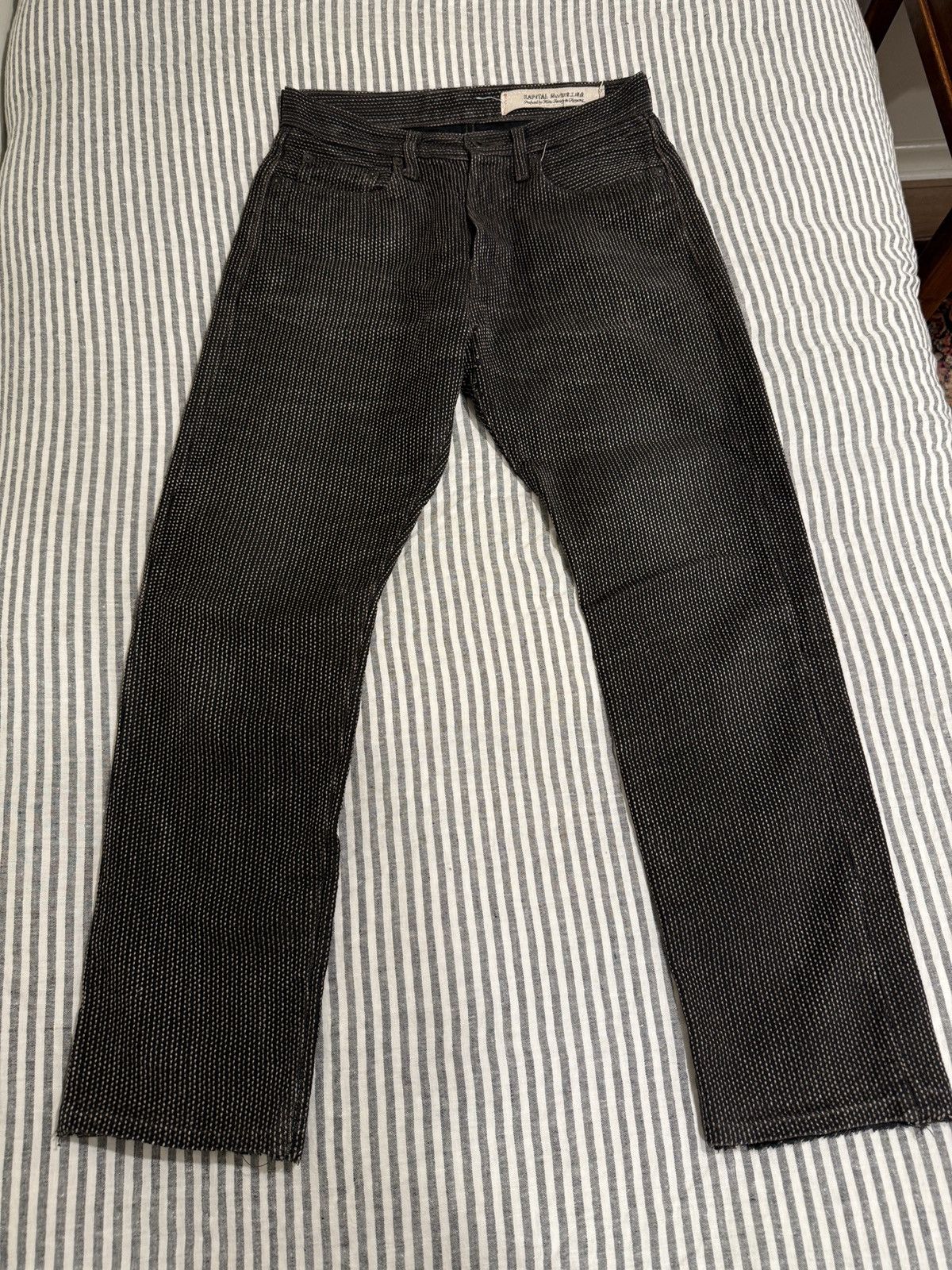 Kapital Kapital Mud Dye Sashiko Denim Jeans Size US 32 / EU 48 - 1 Thumbnail