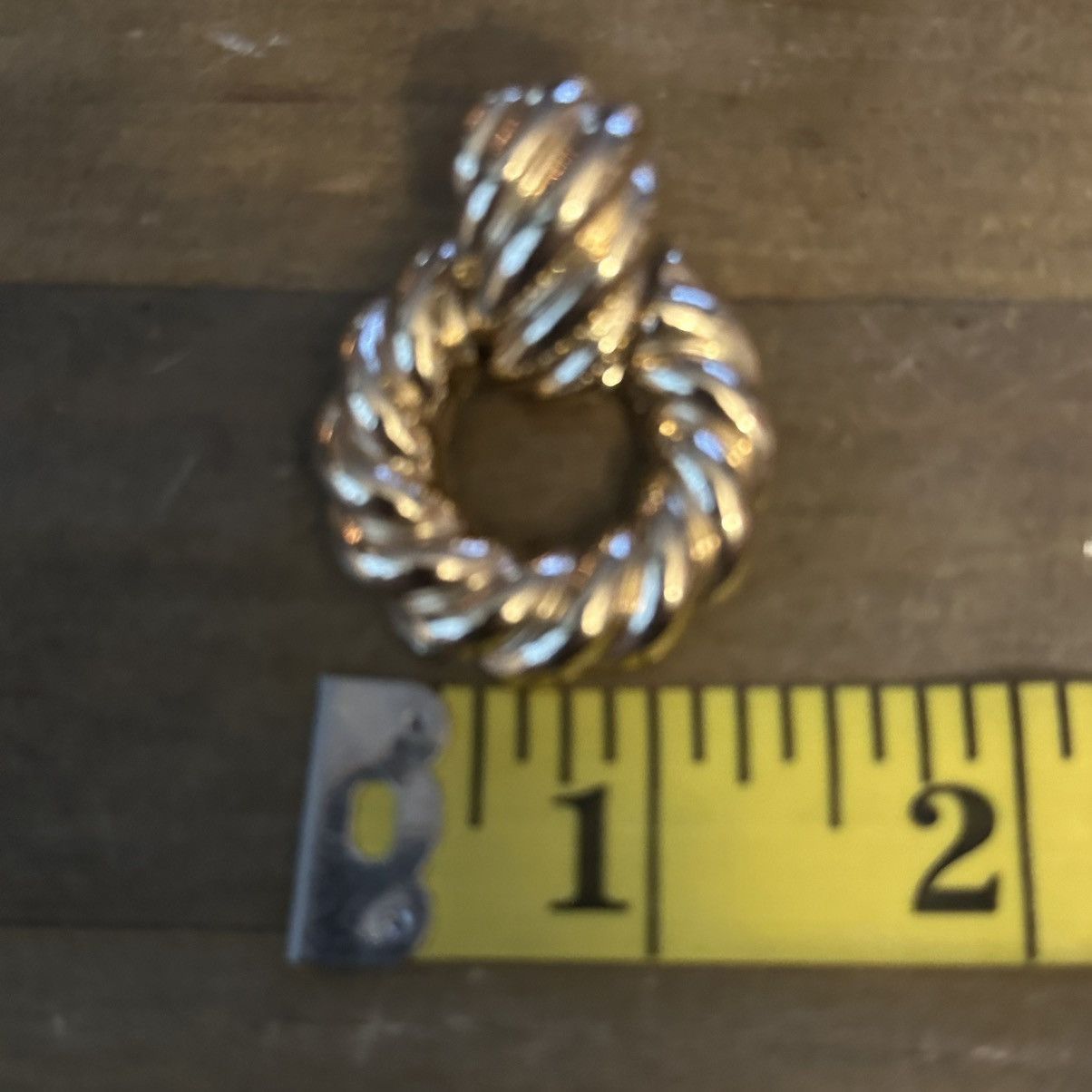 Other Scalloped door knocker earrings Size ONE SIZE - 3 Thumbnail