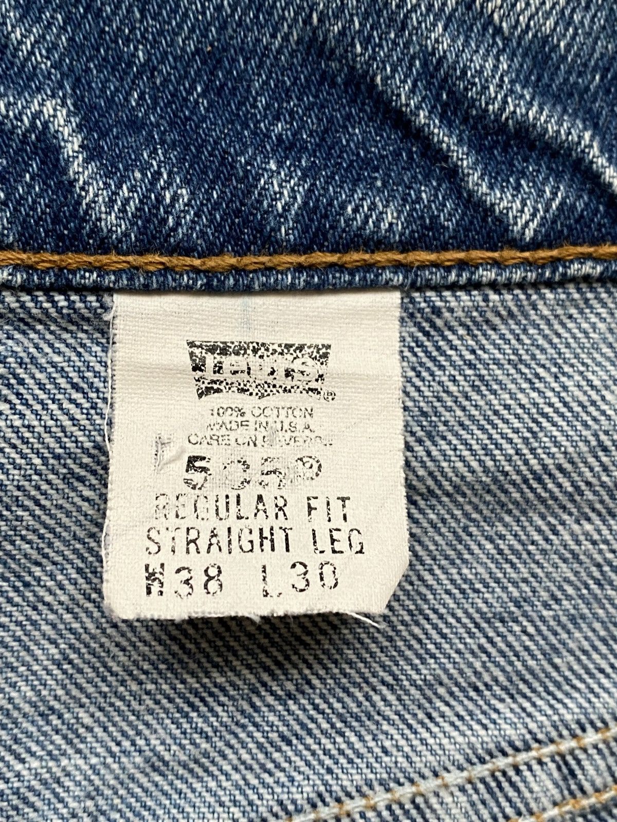 Levi's × Vintage Vintage Levi’s Made in USA 505 Denim Washed Jeans Size 38 Size US 38 / EU 54 - 9 Thumbnail