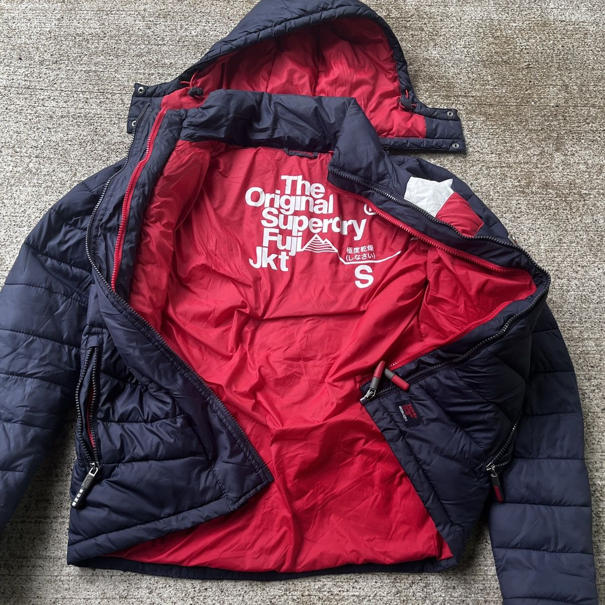 Superdry Superdry Men's Chevron Fuji Jacket Navy Size S Size US S / EU 44-46 / 1 - 8 Thumbnail
