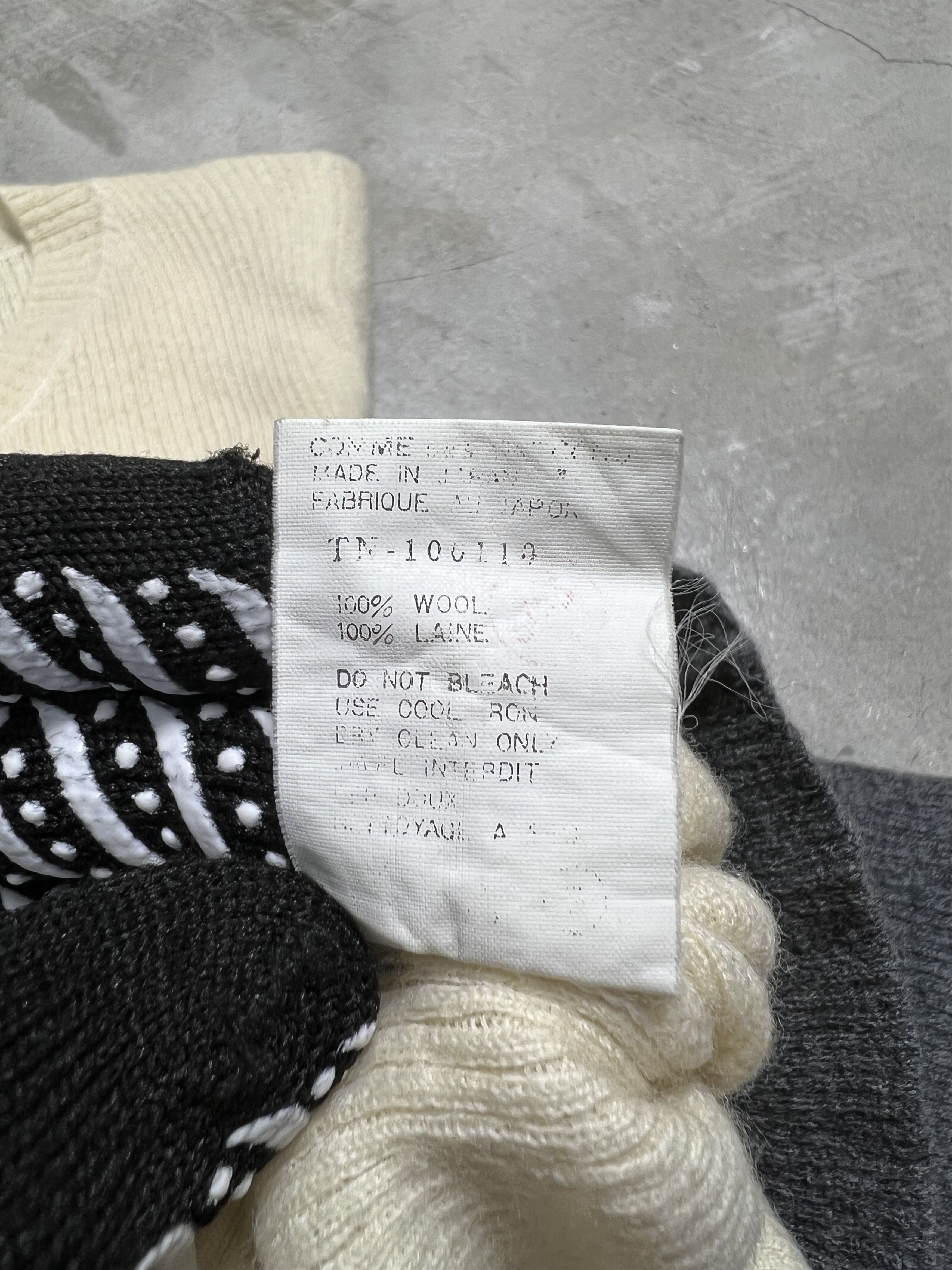 Tricot Comme des Garcons Vintage 90s tricot COMME des GARÇONS Knit top (XS) GTMPT283 Size XXS / US 00 / IT 34 - 9 Thumbnail
