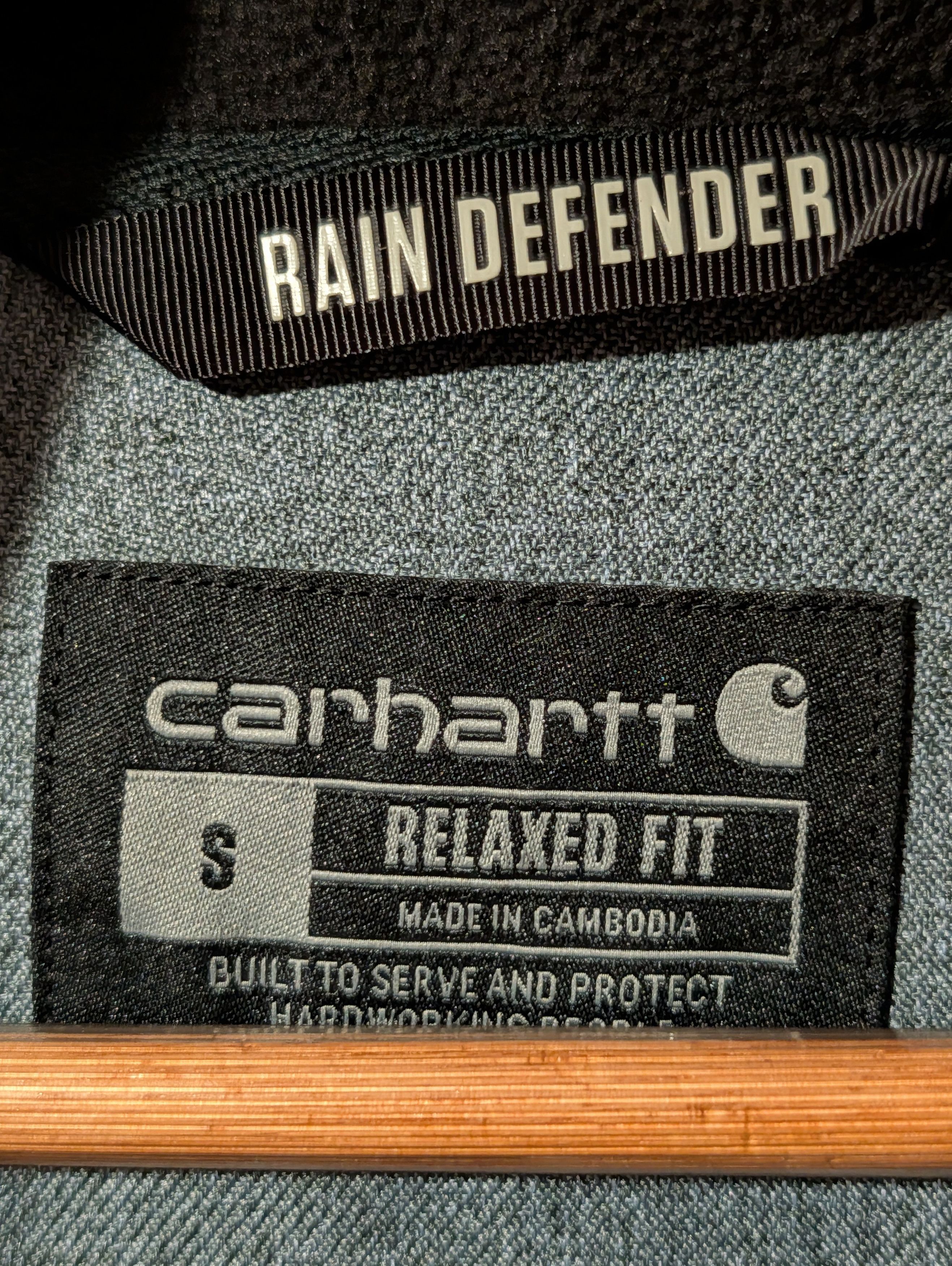 Carhartt Carhartt 105022 Rain Defender Hooded Shirt Jacket Men's Size US S / EU 44-46 / 1 - 3 Thumbnail