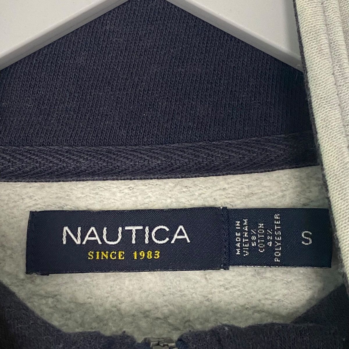Vintage Vintage Nautica Since 1993 Half Zipper Sweatshirt Gray Sz S Size US S / EU 44-46 / 1 - 6 Thumbnail