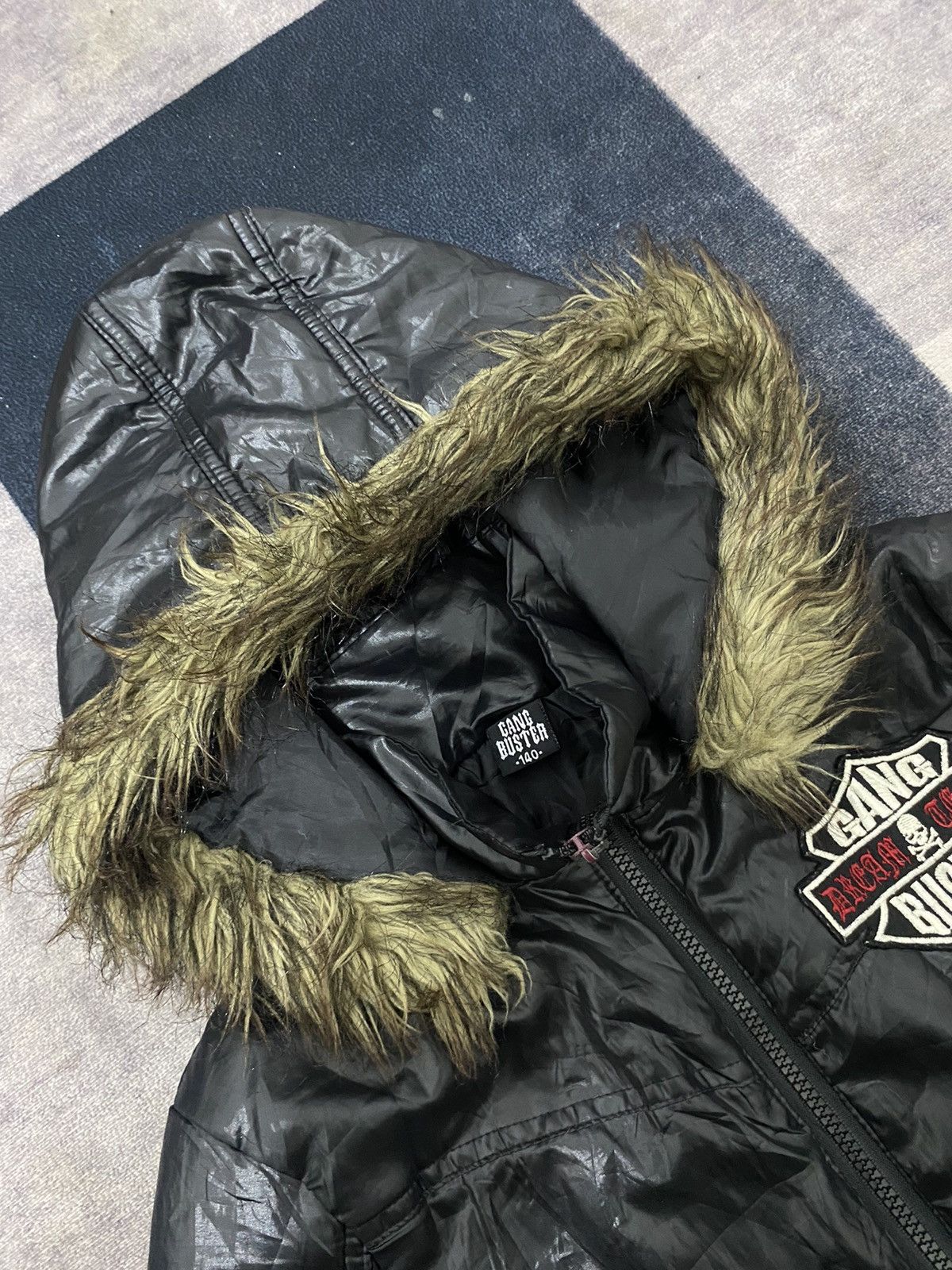 If Six Was Nine GANG BUSTER PUNK STYLE FUR HOODIE Size US M / EU 48-50 / 2 - 4 Thumbnail
