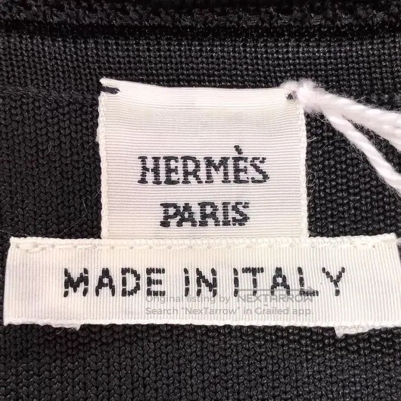 Hermes Hermes Lace Trimmed V-Neck Knit Jumpsuit Size 24" / US 00 / IT 34 - 6 Thumbnail
