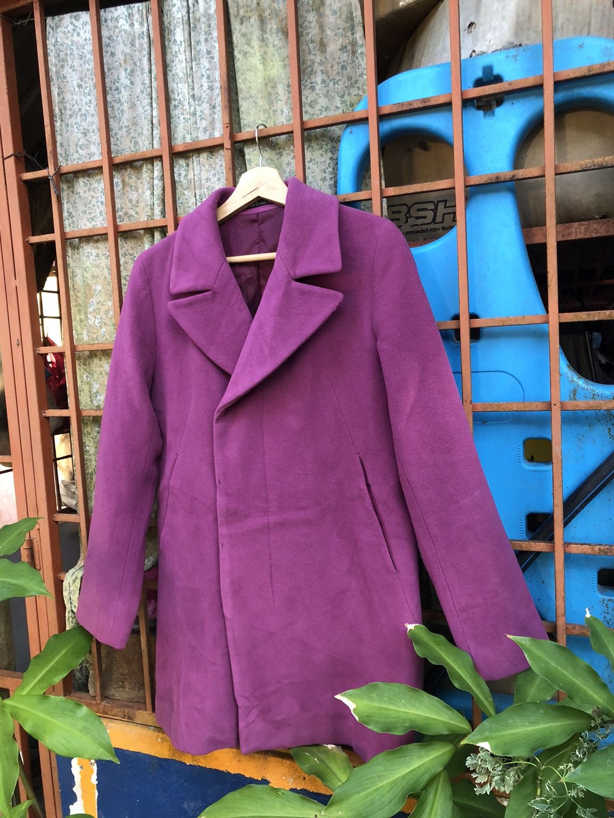 Composition by Kenzo × Yohji Yamamoto IN’ED Yohji Yamamoto Overcoat Women Size XS / US 0-2 / IT 36-38 - 2 Thumbnail