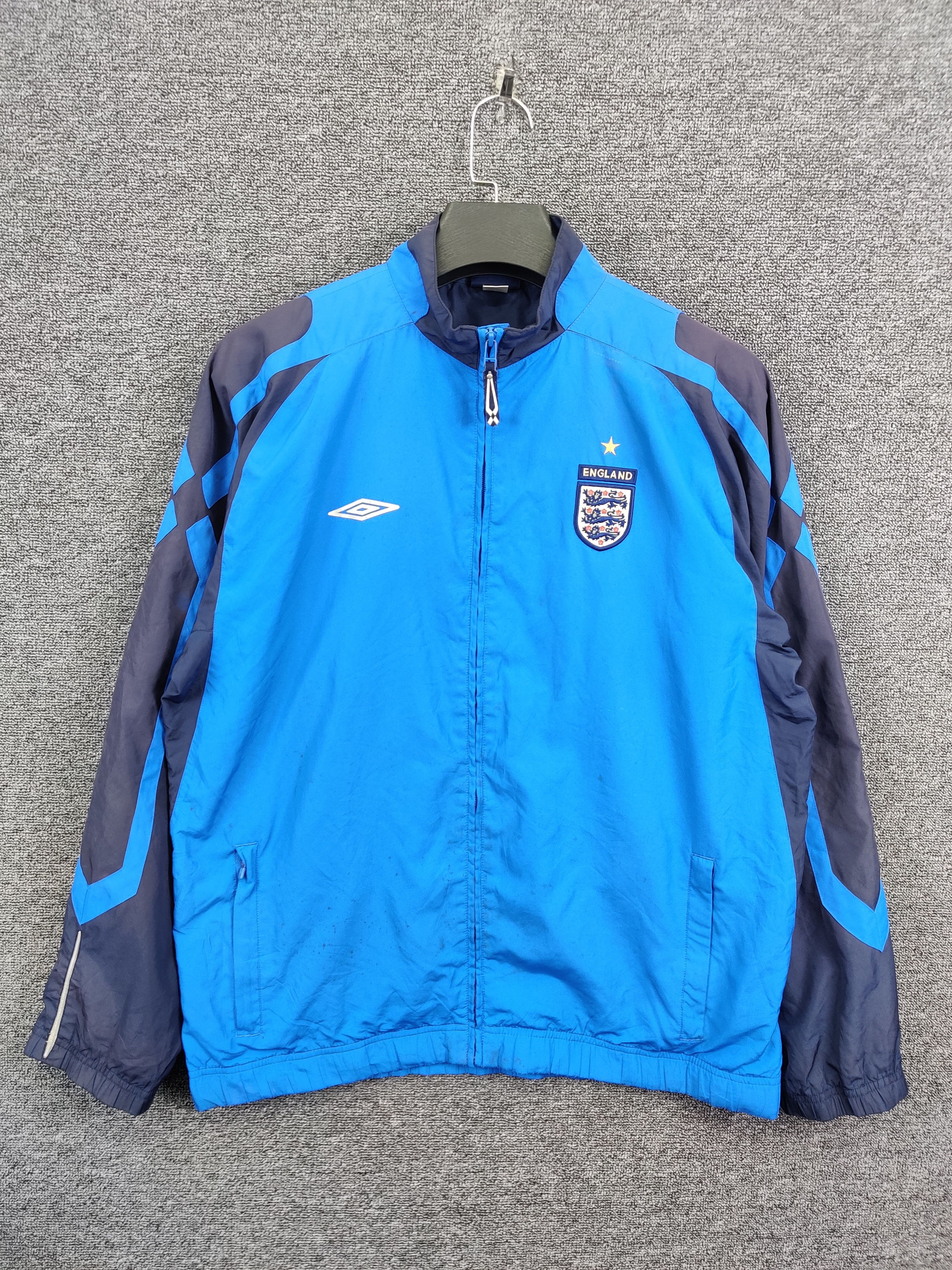 Umbro Vintage Umbro x England Soccer Football Windbreaker Jacket Size US M / EU 48-50 / 2 - 1 Thumbnail