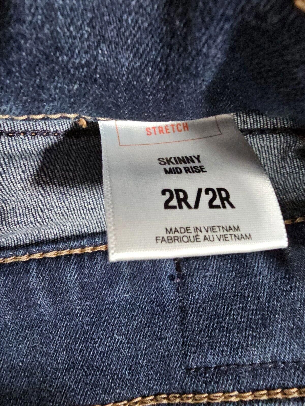 Express Express Size 2R Women’s Jeans Stretch Skinny Mid rise Size 26" / US 2 / IT 38 - 3 Thumbnail
