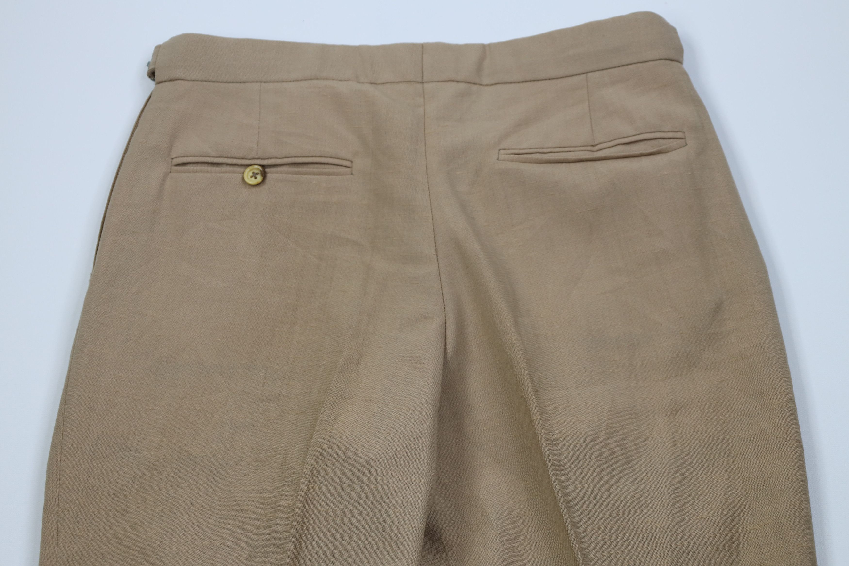 Vintage Vintage 50s 60s Rockabilly Knit Wide Leg Chino Pants Size US 32 / EU 48 - 11 Thumbnail