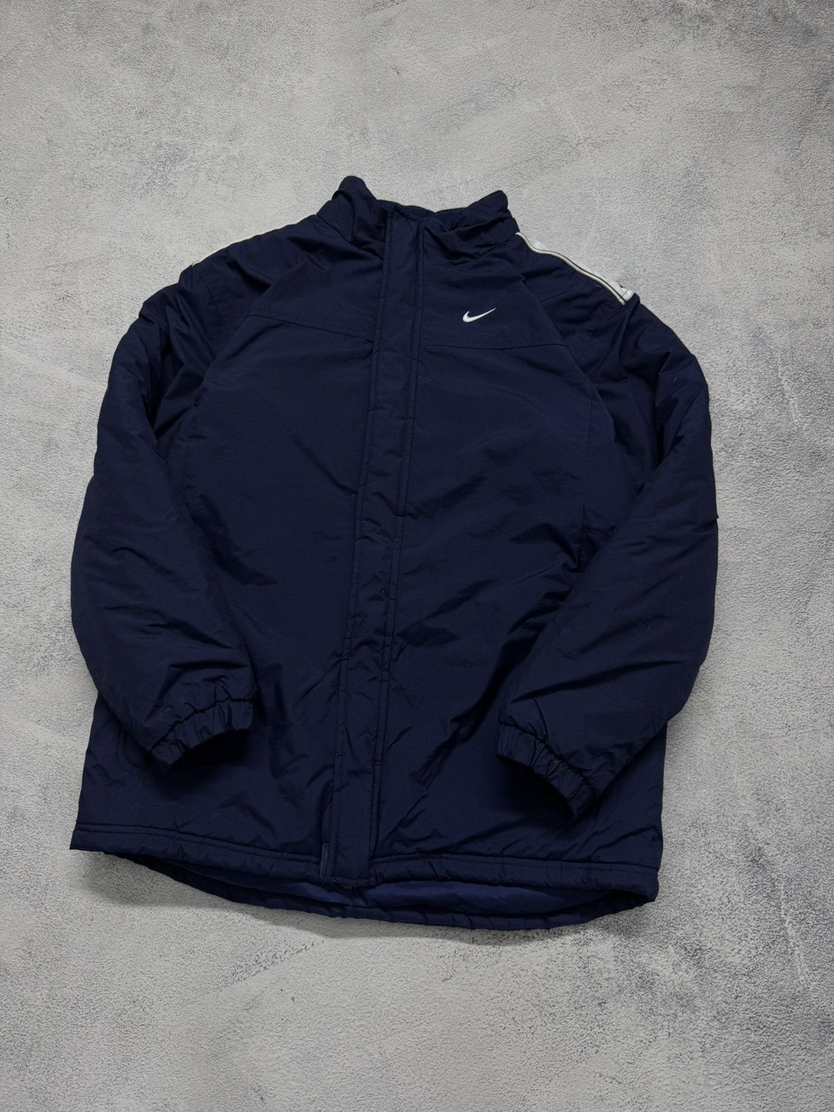 Nike Vintage Y2K Nike Nylon Big Logo Jacket 00’s Size US S / EU 44-46 / 1 - 1 Thumbnail