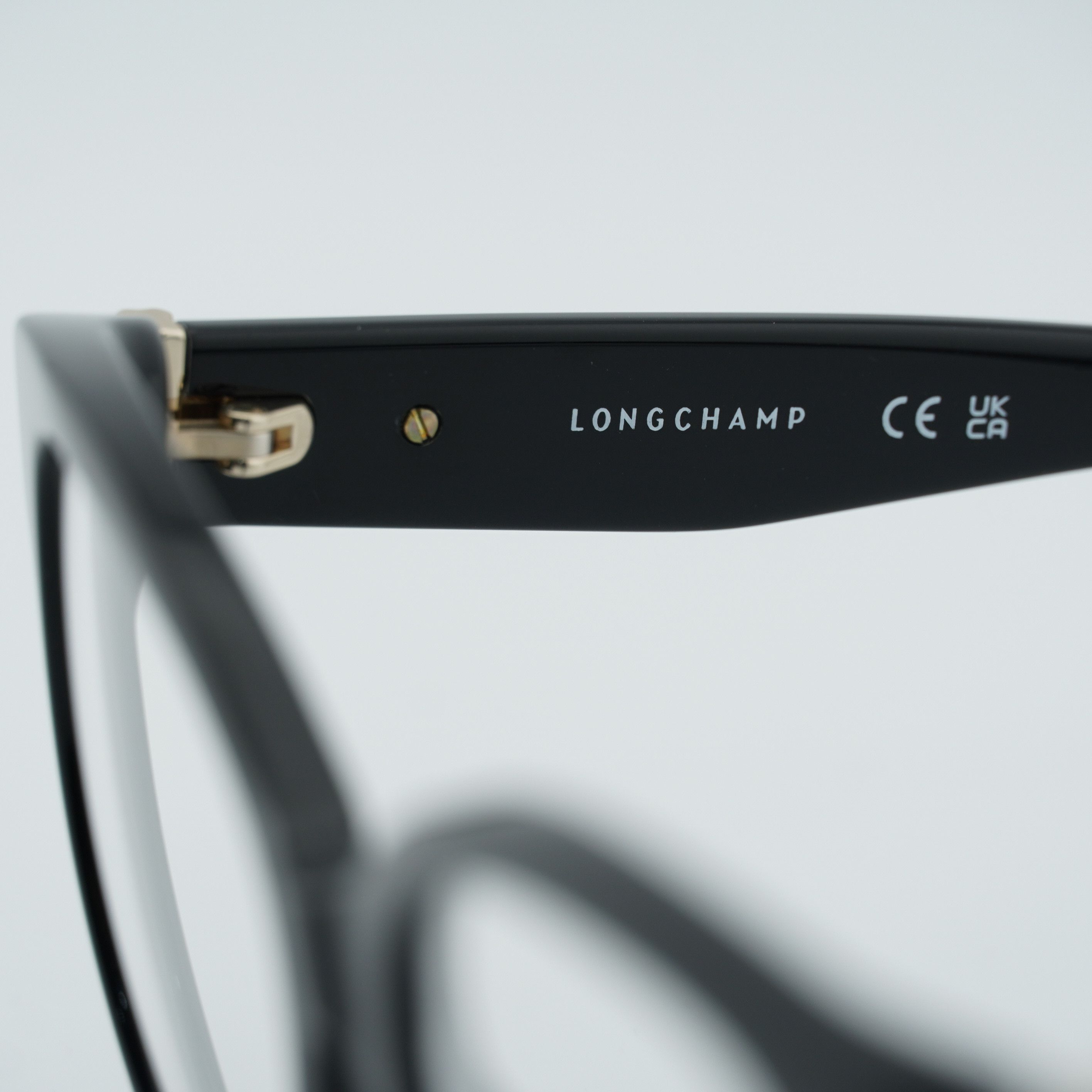 Longchamp Longchamp LO2714 001 Eyeglasses Black 52mm Square Frame Size ONE SIZE - 3 Thumbnail