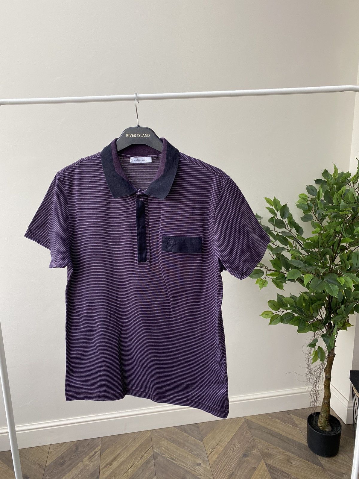 Designer × Versace × Vintage Vintage Versace Collection Polo tee Size US M / EU 48-50 / 2 - 4 Thumbnail