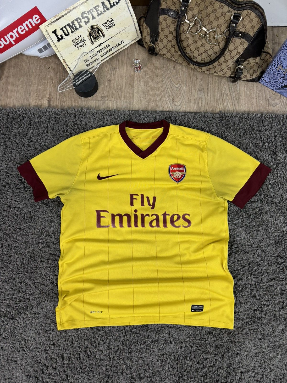 Nike × Vintage Blockcore Footbal T-Shirt Soccer Jersey Nike Vintage Arsenal Size US M / EU 48-50 / 2 - 1 Thumbnail