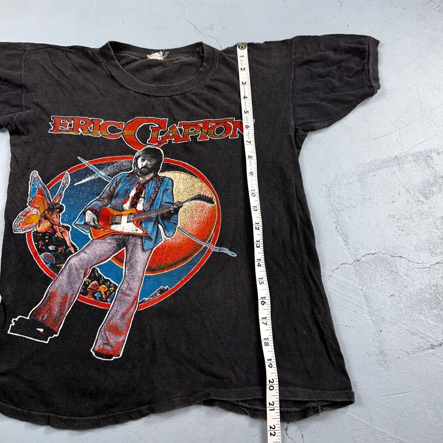 Vintage VINTAGE Eric Clapton Rock Concert 1979 Tour VTG T Shirt Band Music Classic Guitar 70s Shirt Men S Black Size US S / EU 44-46 / 1 - 5 Thumbnail