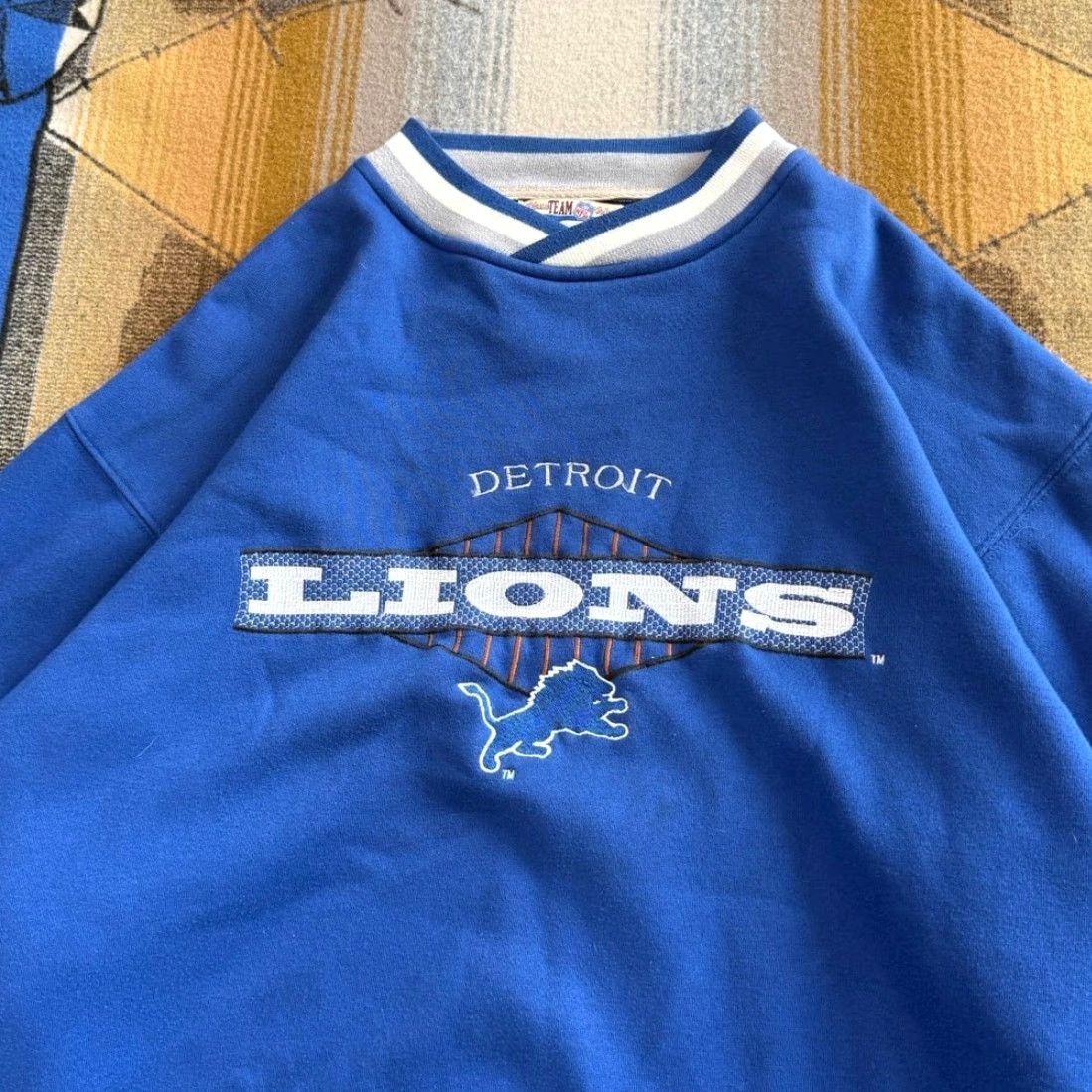 Starter VINTAGE Detroit Lions Starter Embroidered Crewneck Sweatshirt Size Large Size US L / EU 52-54 / 3 - 2 Thumbnail
