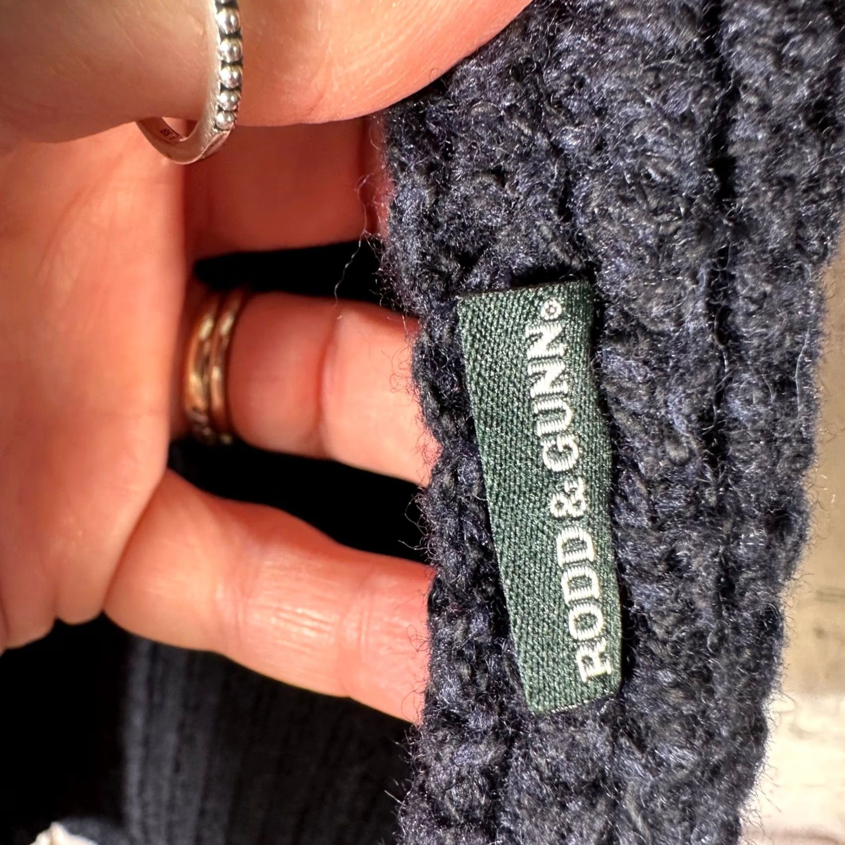 Rodd & Gunn Rodd & Gunn Scroggs Hill Knit Sweater Mens XS Midnight Navy Blue Wool Cotton NEW Size US XS / EU 42 / 0 - 3 Thumbnail