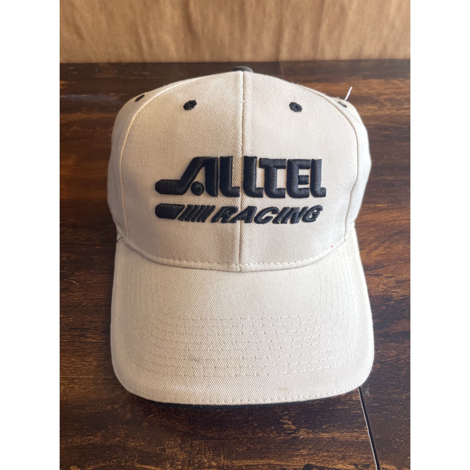 NASCAR VINTAGE Alltel Racing Ryan Newman Strapback New Hat Nascar Y2K Cap Baseball Cap One Size Beige Men Cap Size ONE SIZE - 2 Thumbnail