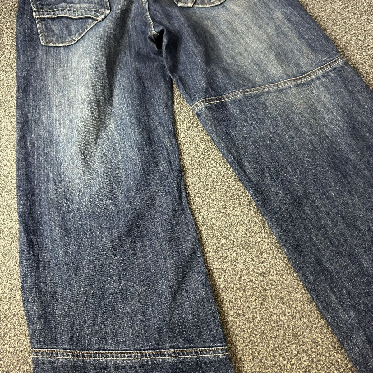 Who Decides War 🔥🇯🇵 Japanese Baggy Flared SYH Streetwear Wide Leg Denim Size US 35 - 7 Thumbnail