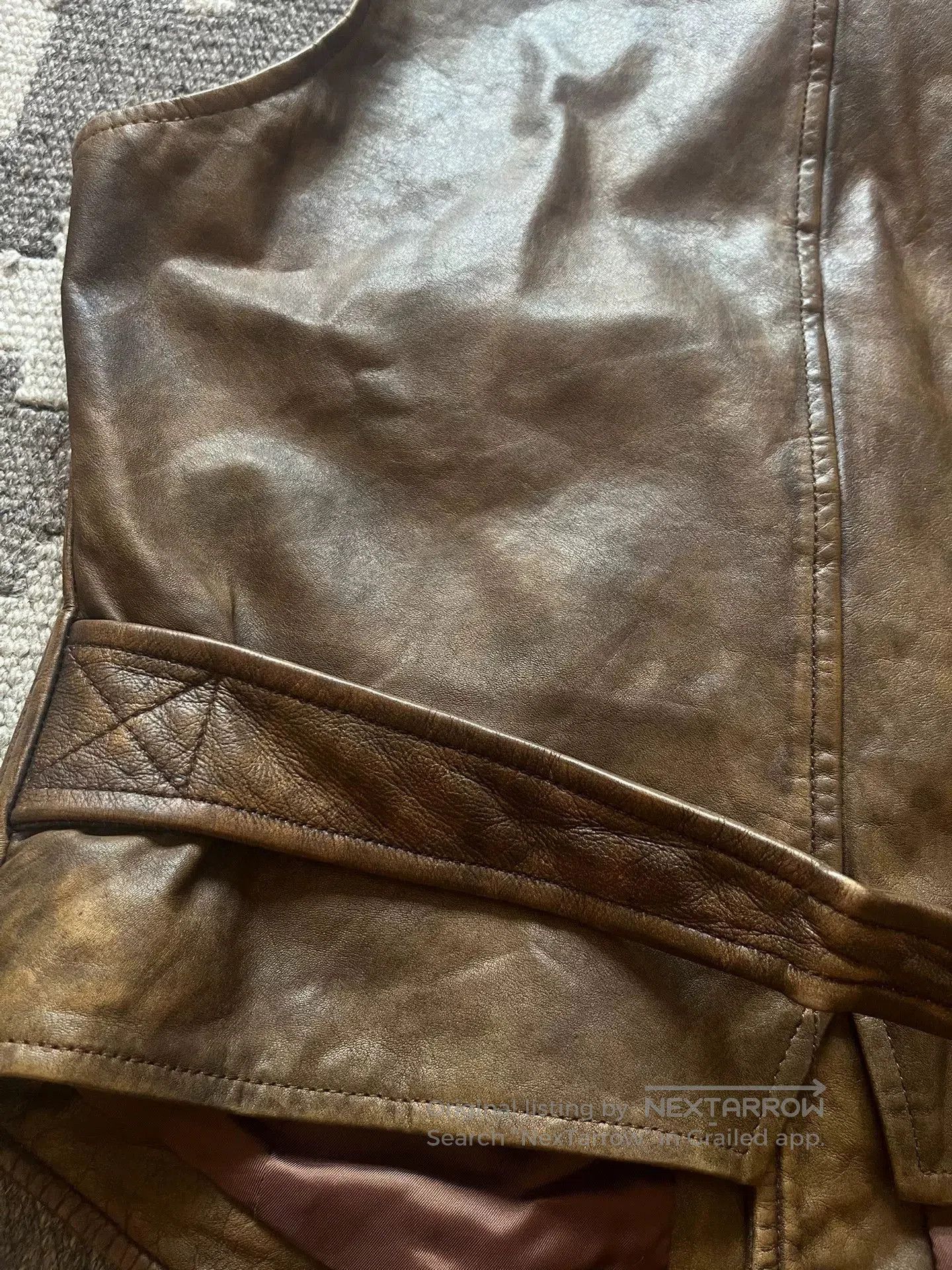 RRL Ralph Lauren Ralph Lauren Vintage Leather Hunting Vest. Size US M / EU 48-50 / 2 - 8 Thumbnail