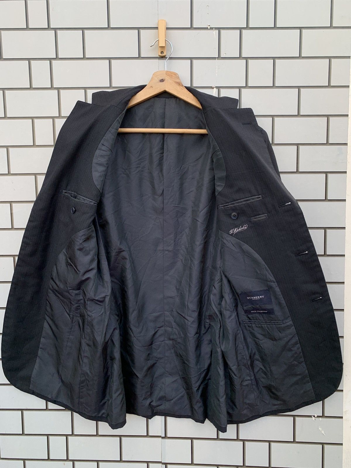 Burberry × Designer × Vintage Vintage Burberry London Blazers Size 40R - 3 Thumbnail