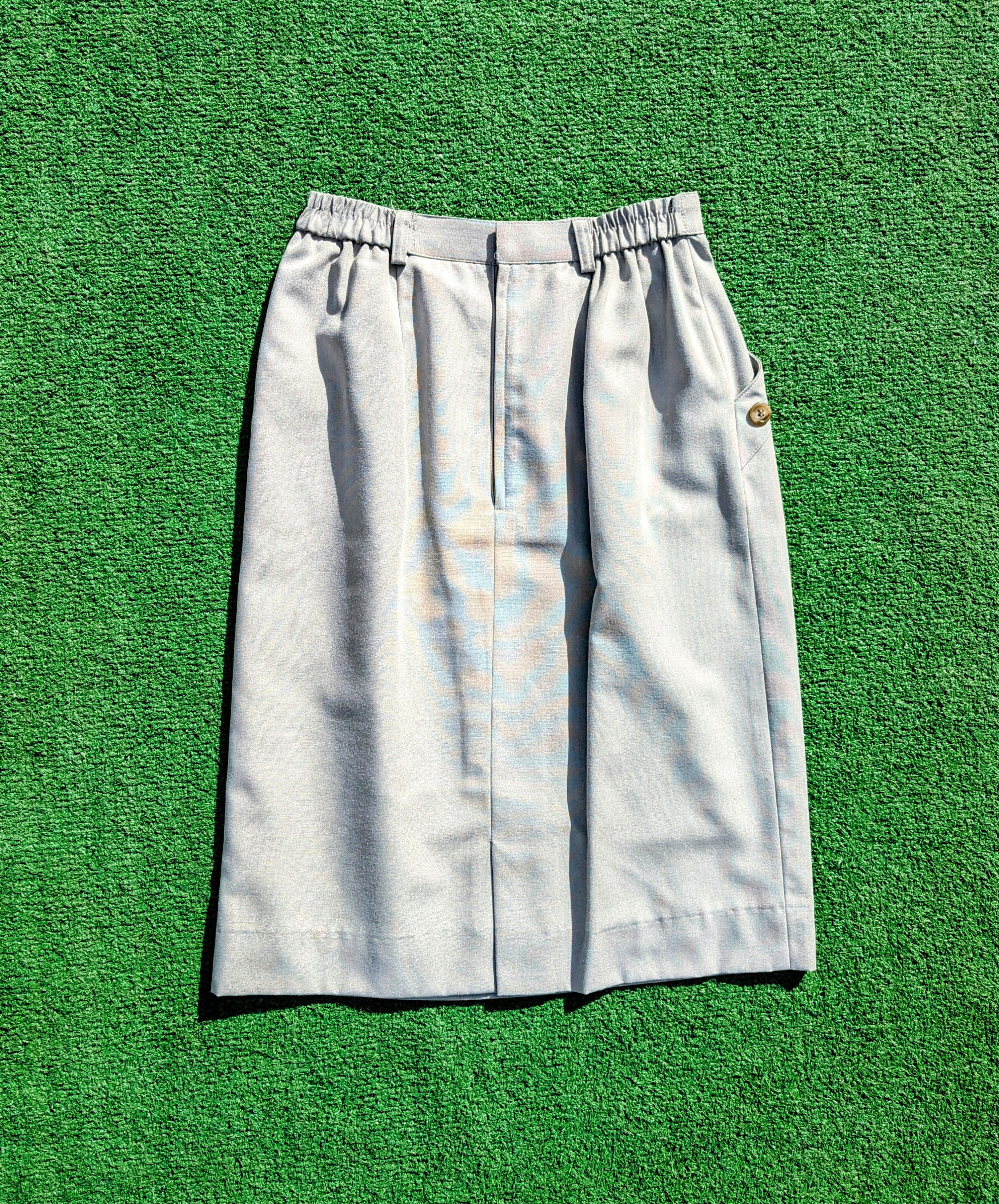 Vintage Vintage Japanese Yamamoto Retro Button Pockets Midi Skirt Size 24" / US 00 / IT 34 - 6 Thumbnail