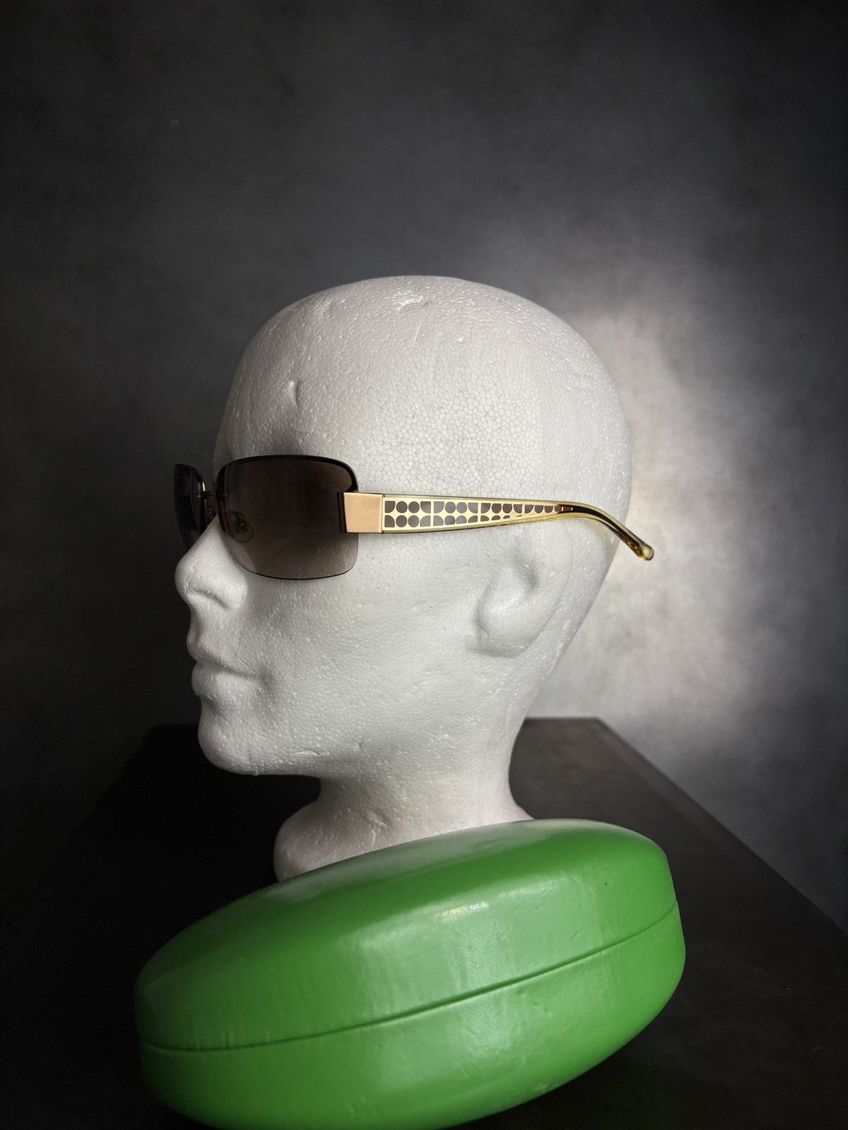 Designer × Other Kate Spade Sunglasses 2000s Gold Buffs Rimless Y2K Designer Size ONE SIZE - 3 Thumbnail