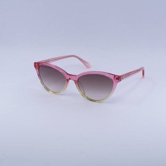 Kate Spade Kate Spade ADELINE/G/S 0GVZ HA Sunglasses Pink Cat Eye Frame Size ONE SIZE - 1 Thumbnail
