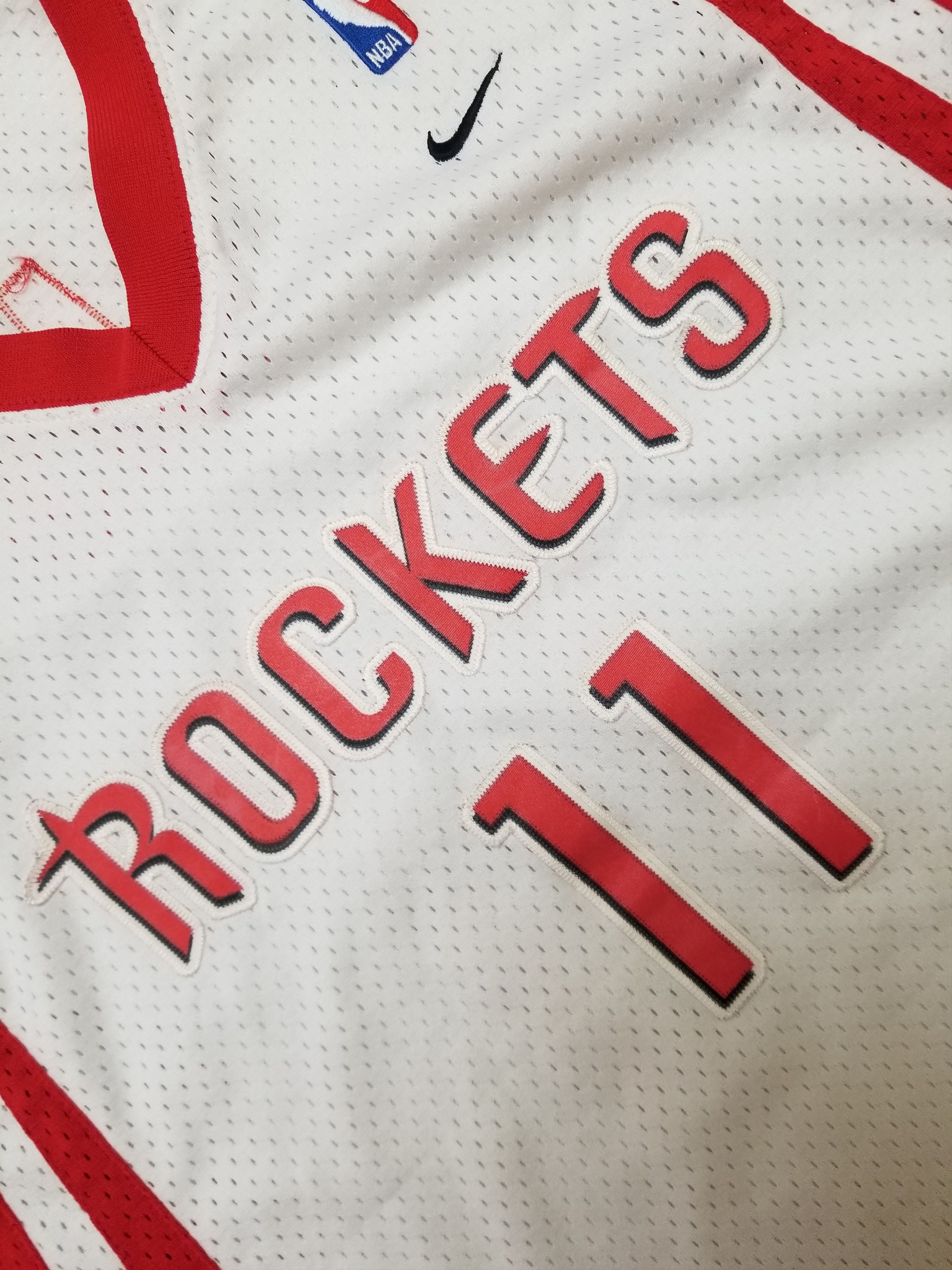 Nike Vintage Houston Rockets Yao Ming 11 White Swingman Jersey Size US XL / EU 56 / 4 - 13 Thumbnail