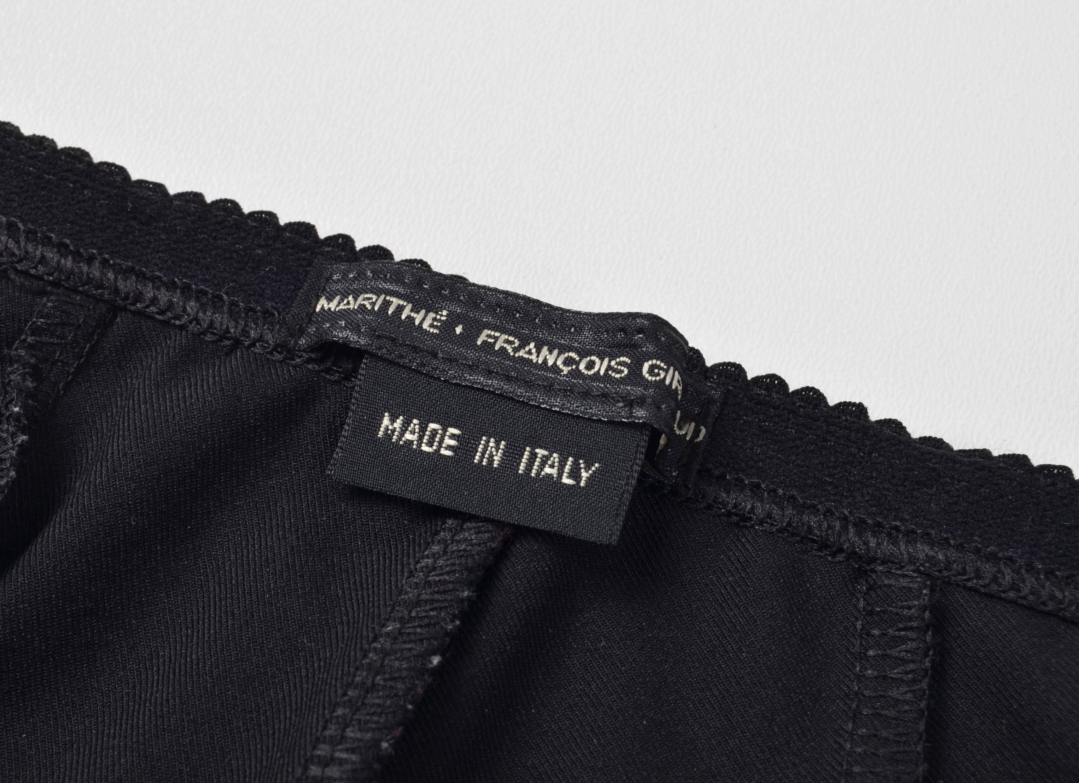 Marithe + Francois Girbaud Vintage Marithe Francois Girbaud Black Straight Leg Pants Size 22" - 6 Thumbnail
