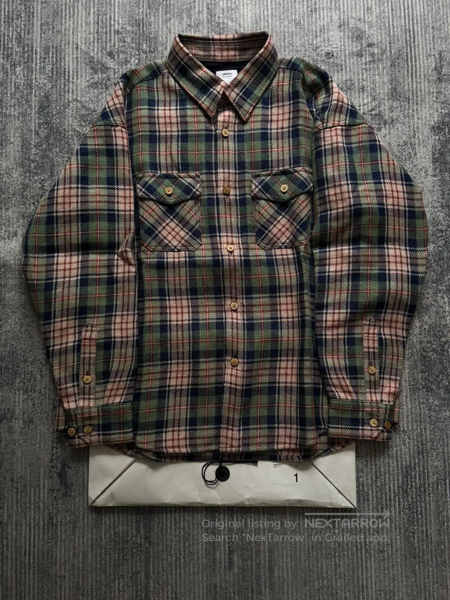 Visvim visvim lumber check long sleeve shirt. Size US M / EU 48-50 / 2 - 1 Thumbnail