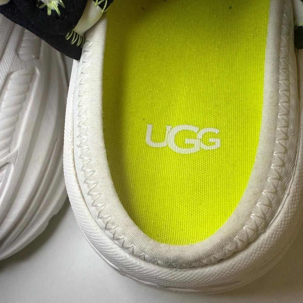 Ugg UGG Slingback Runner Sneaker Sandal White Black & Yellow 6 Size US 6 / IT 36 - 10 Thumbnail