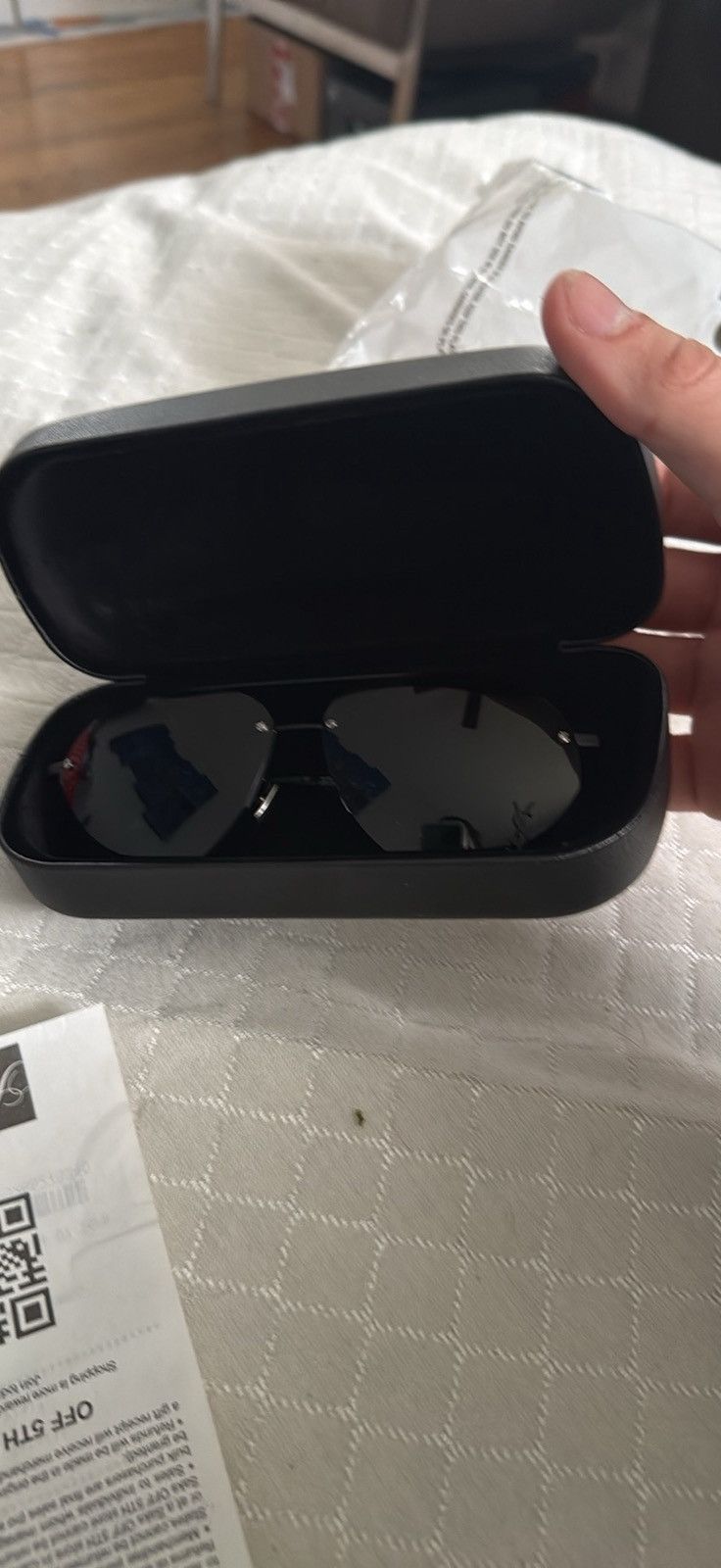 Yves Saint Laurent Saint Laurent SL 309 (SL 309 M) Aviator Sunglasses Size ONE SIZE - 4 Thumbnail
