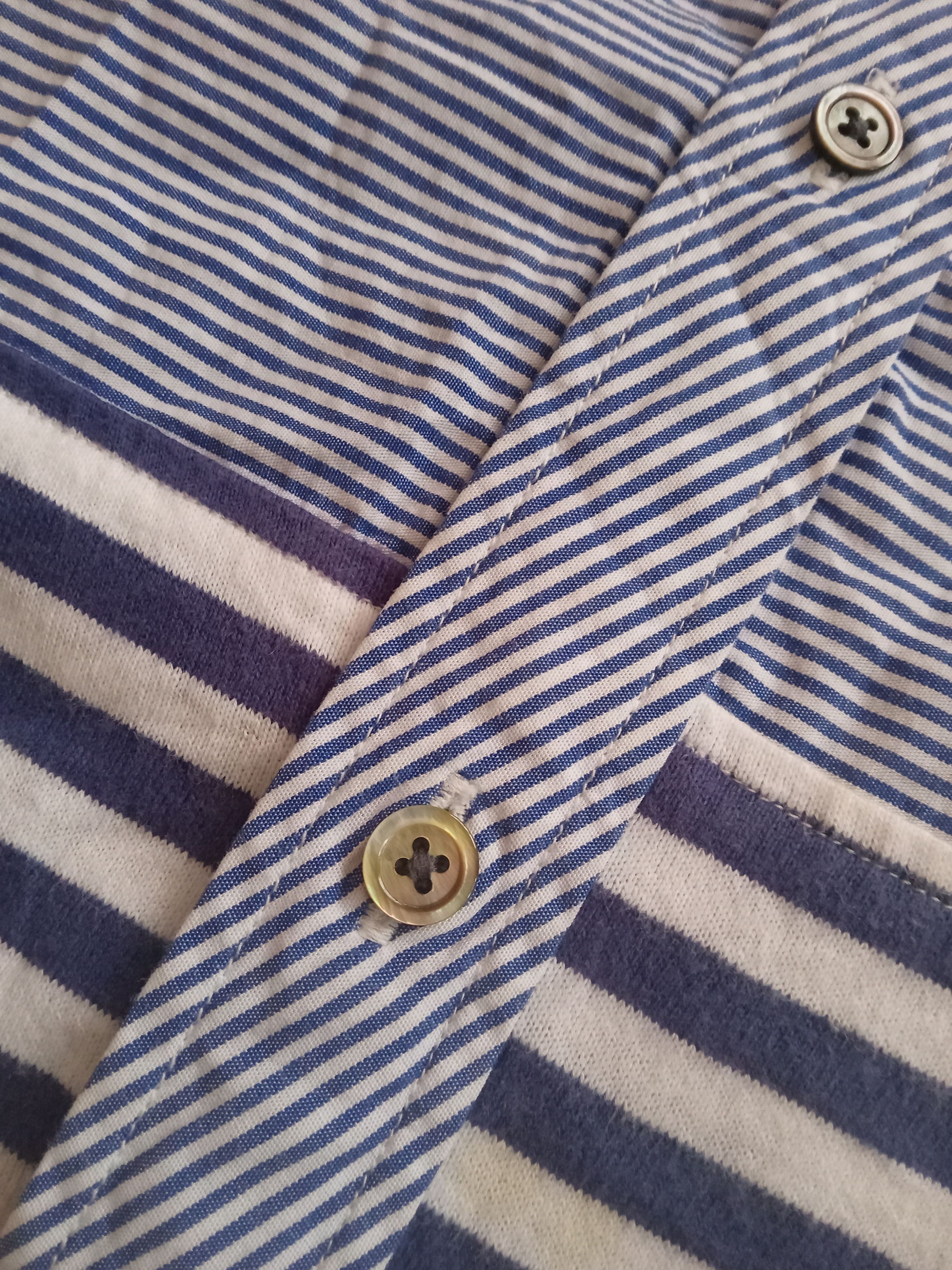 Frapbois Frapbois Issey Miyake Buttons Up Patchwork Rare Shirt Size US M / EU 48-50 / 2 - 7 Thumbnail