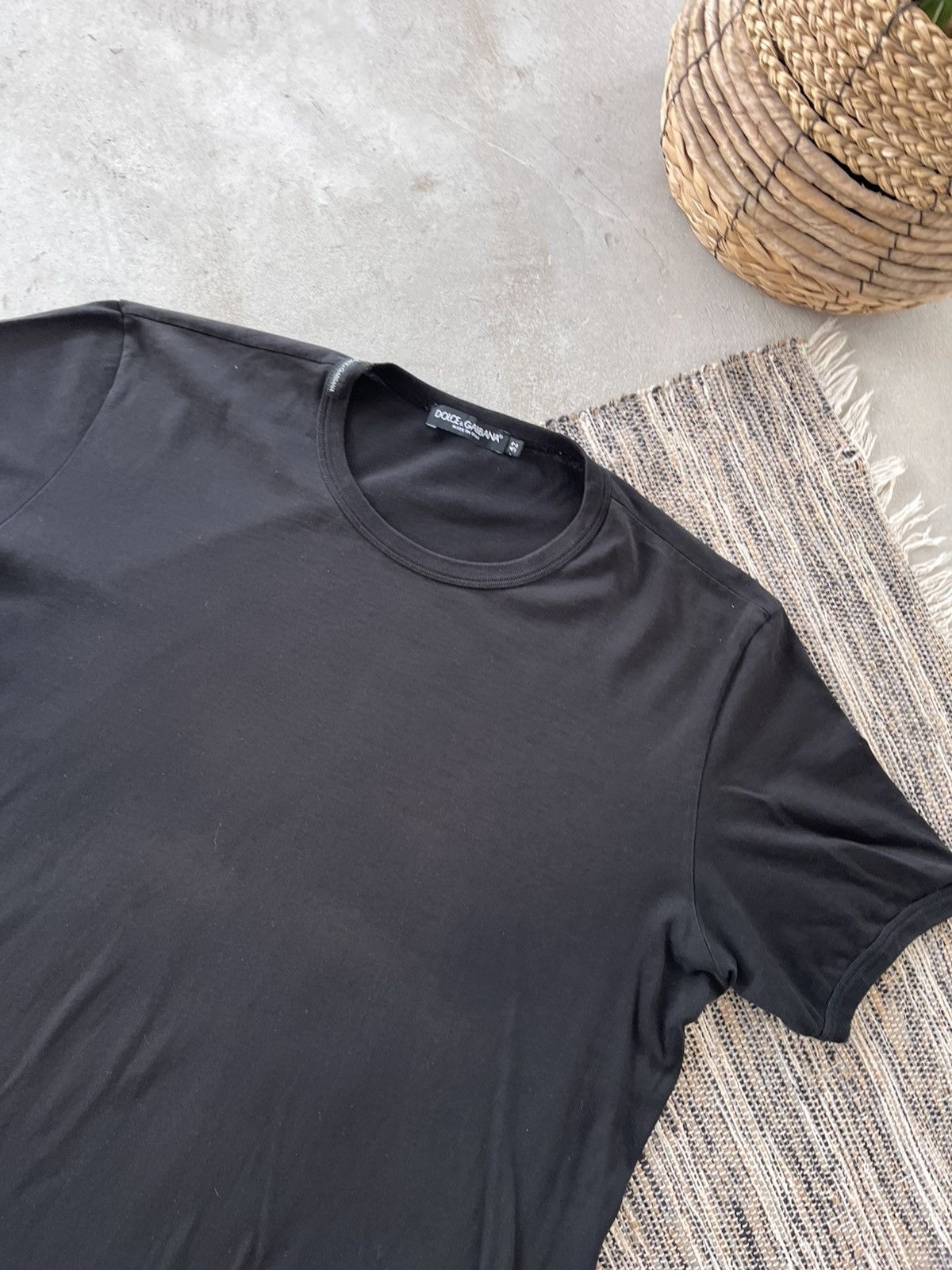 Dolce & Gabbana Vintage Dolce Gabbana Black Tshirt Luxury Basic Tee Minimal Size US L / EU 52-54 / 3 - 4 Thumbnail