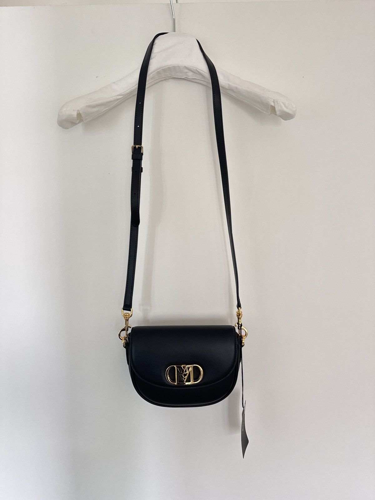 MCM MCM Tracy Shoulder Bag - Black Leather with Gold Logo - NEW Size ONE SIZE - 2 Thumbnail
