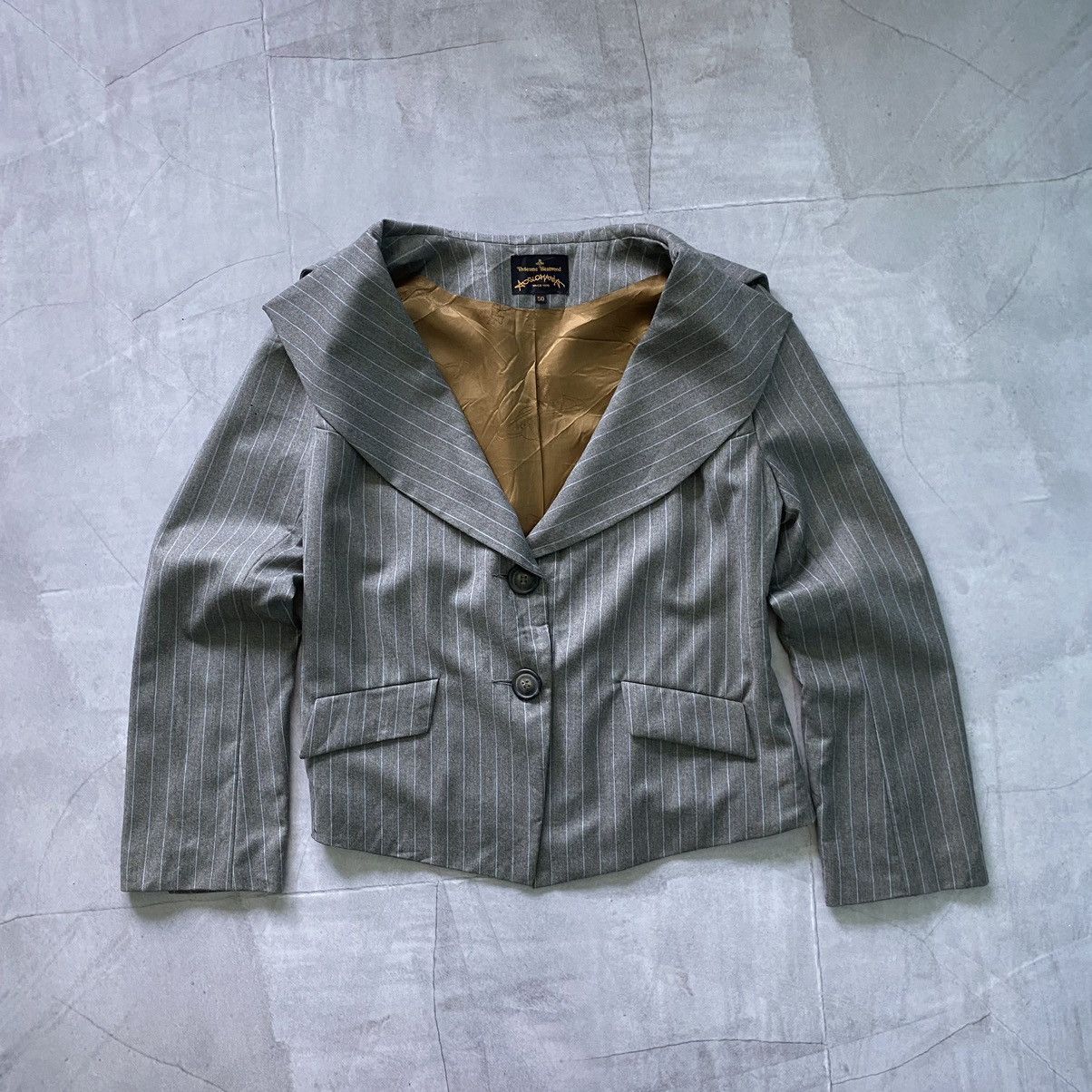 Vivienne Westwood Vivienne Westwood Anglomania Distressed Wool Plaid Blazer Size XL / US 12-14 / IT 48-50 - 2 Thumbnail